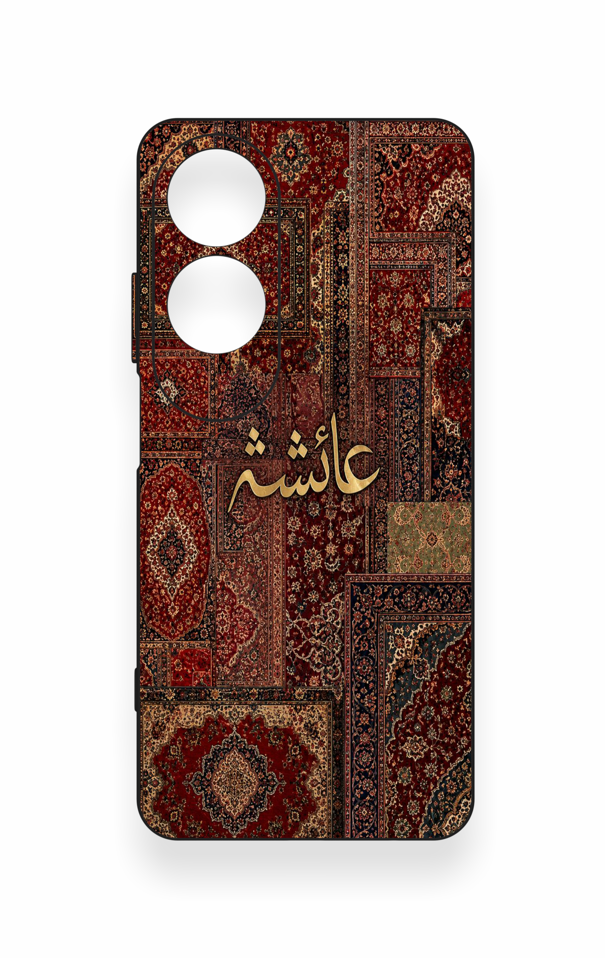 Oppo A60 Uyumlu Vintage Halı Desenli Silikon Kılıf