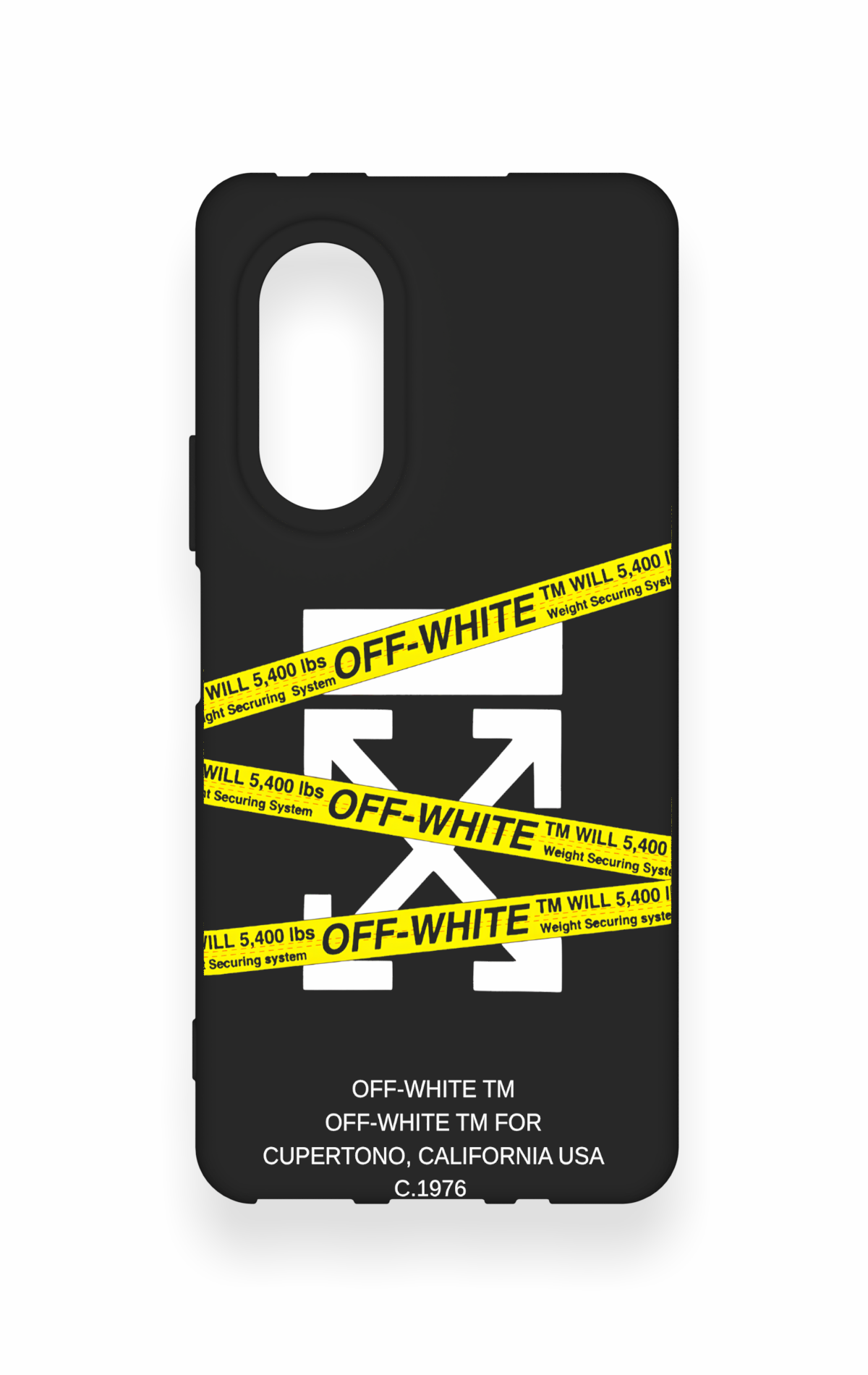 Huawei Nova 9Se Uyumlu Off White Desenli Silikon Kılıf