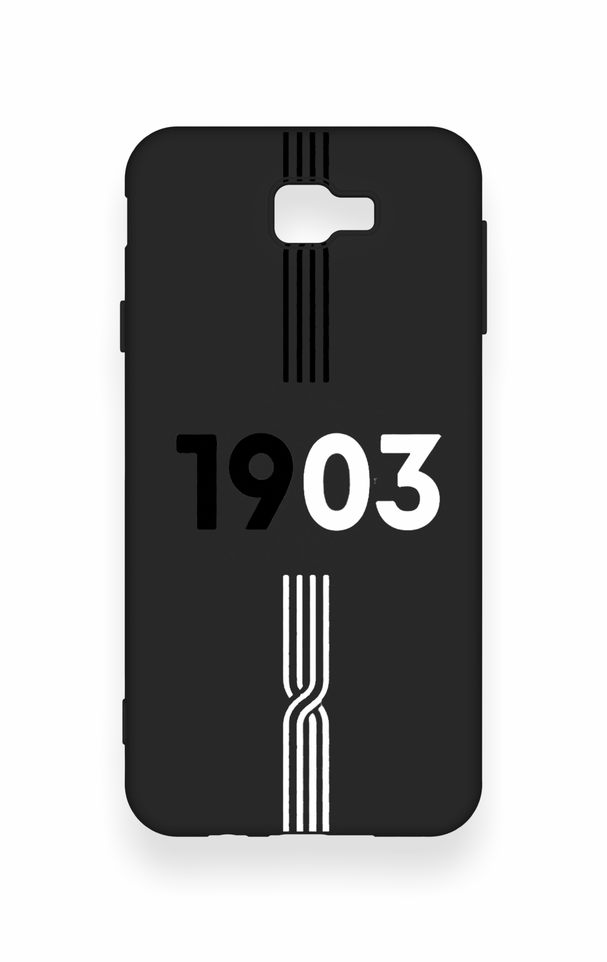 Samsung J7 Prime Uyumlu 1903 Kemer Desenli Silikon Kılıf
