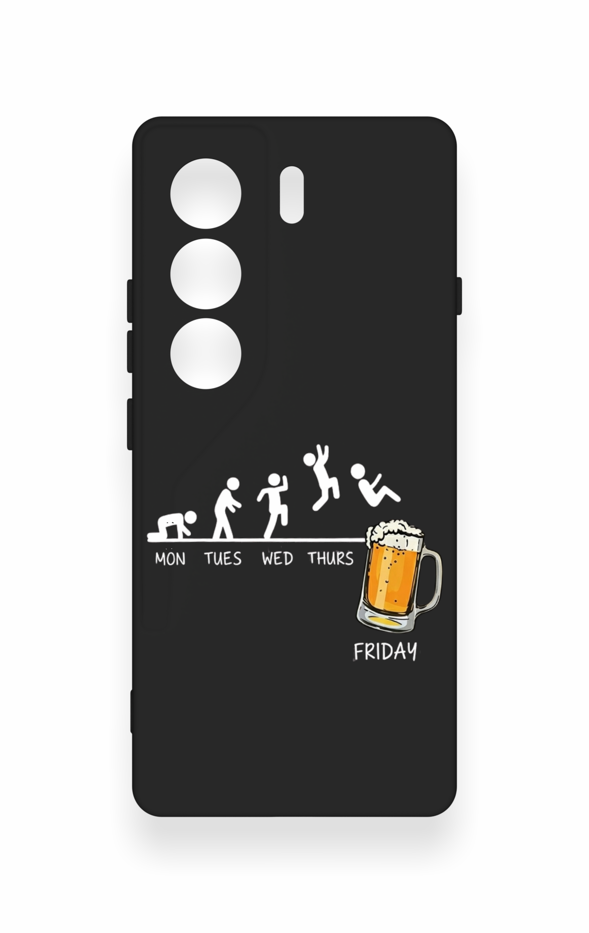 Tecno Camon 40 4G Uyumlu Fun Day Friday Desenli Silikon Kılıf