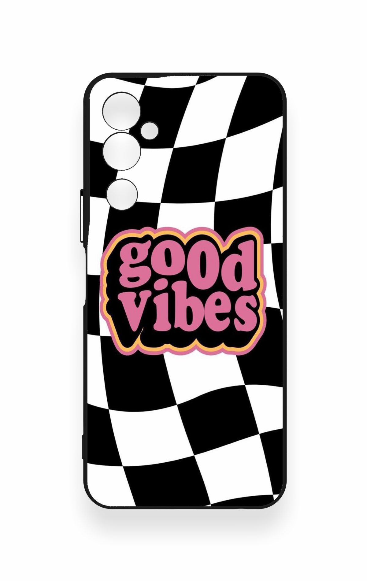 Tecno Pova Neo 2 Uyumlu Black Good Vibes Desenli Silikon Kılıf