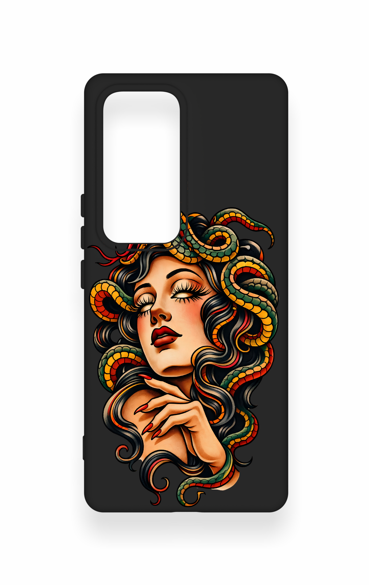 Vivo V30 Uyumlu Medusa Desenli Silikon Kılıf