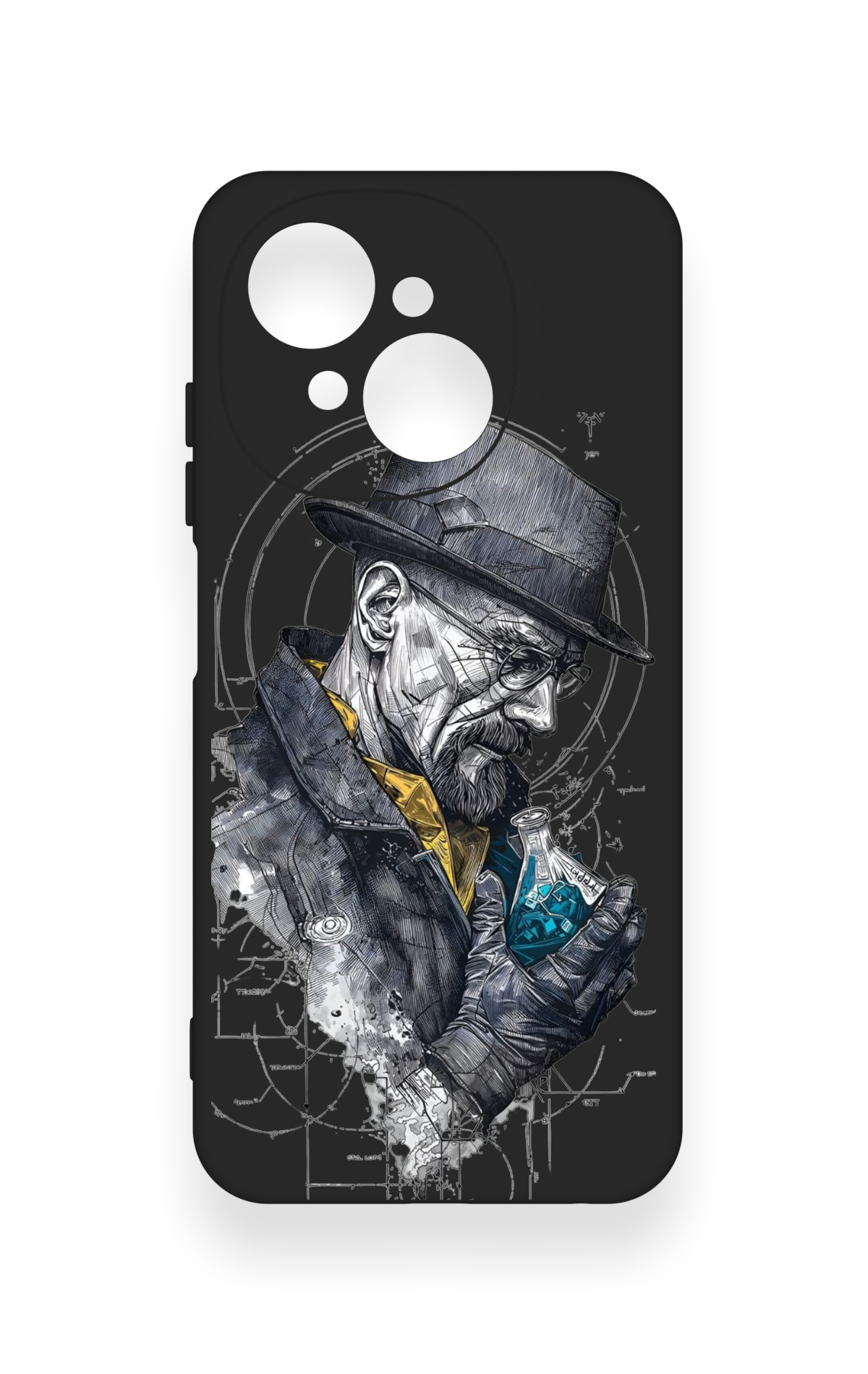 Tecno Spark Go1 Uyumlu Walter White Desenli Silikon Kılıf