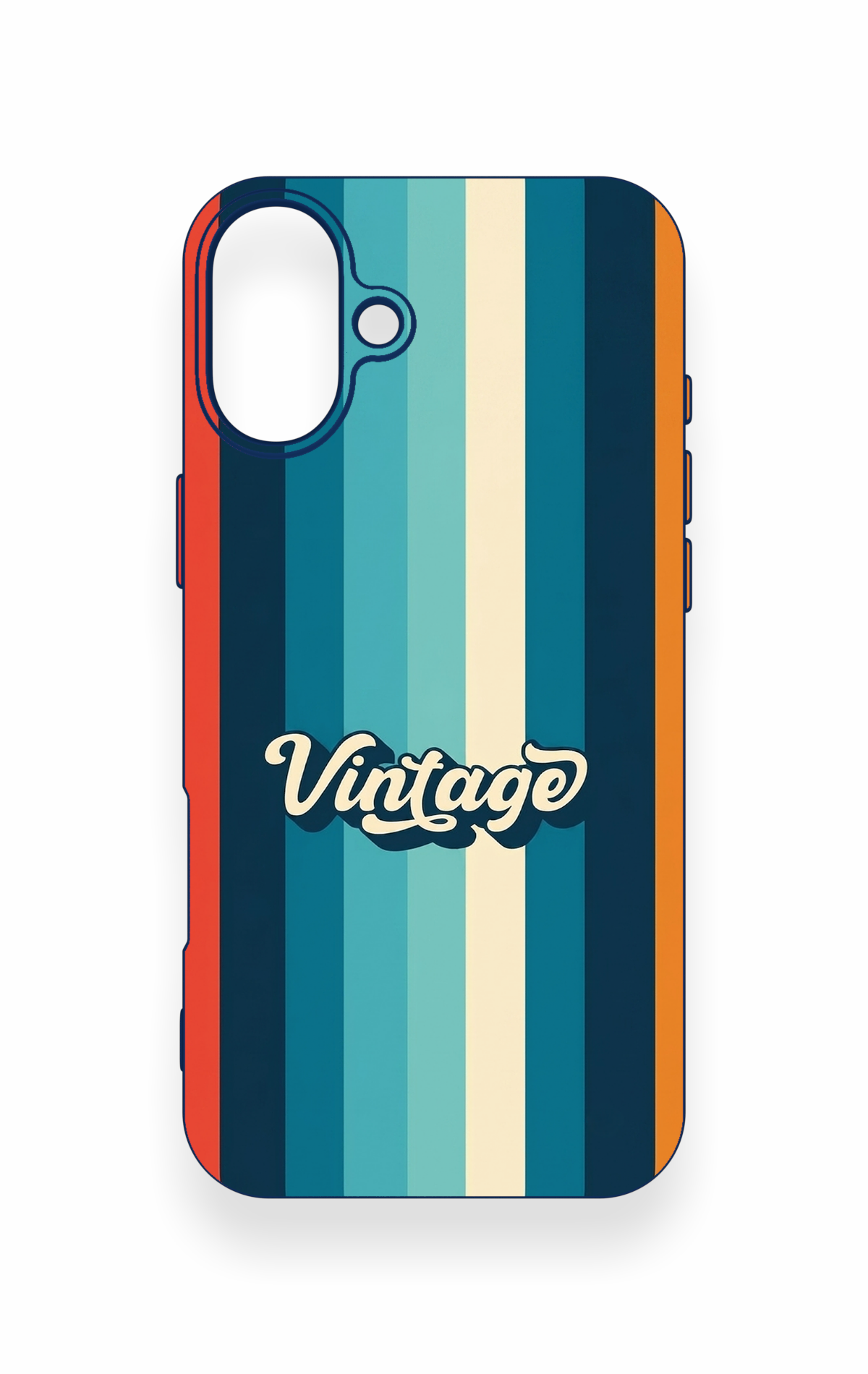 iPhone 16 Plus Uyumlu Vintage Desenli Silikon Kılıf
