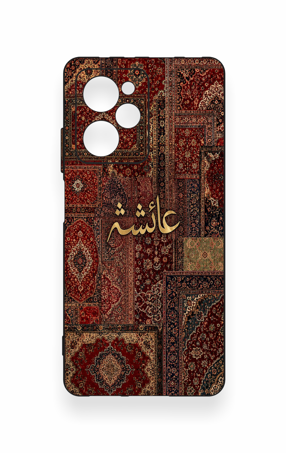 Poco X5 Pro Uyumlu Vintage Halı Desenli Silikon Kılıf