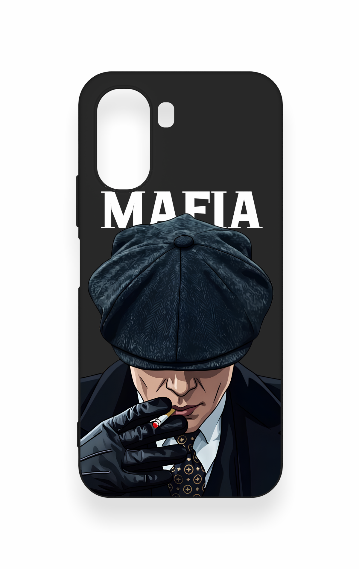 Oppo A6T Uyumlu MAFIA Desenli Silikon Kılıf