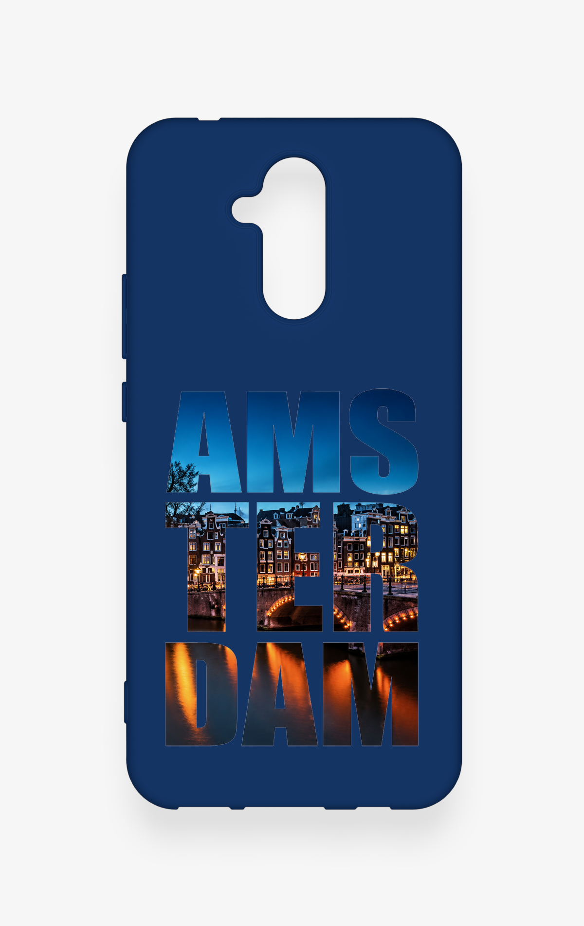 Huawei Mate 20 Lite Uyumlu Amsterdam Desenli Silikon Kılıf