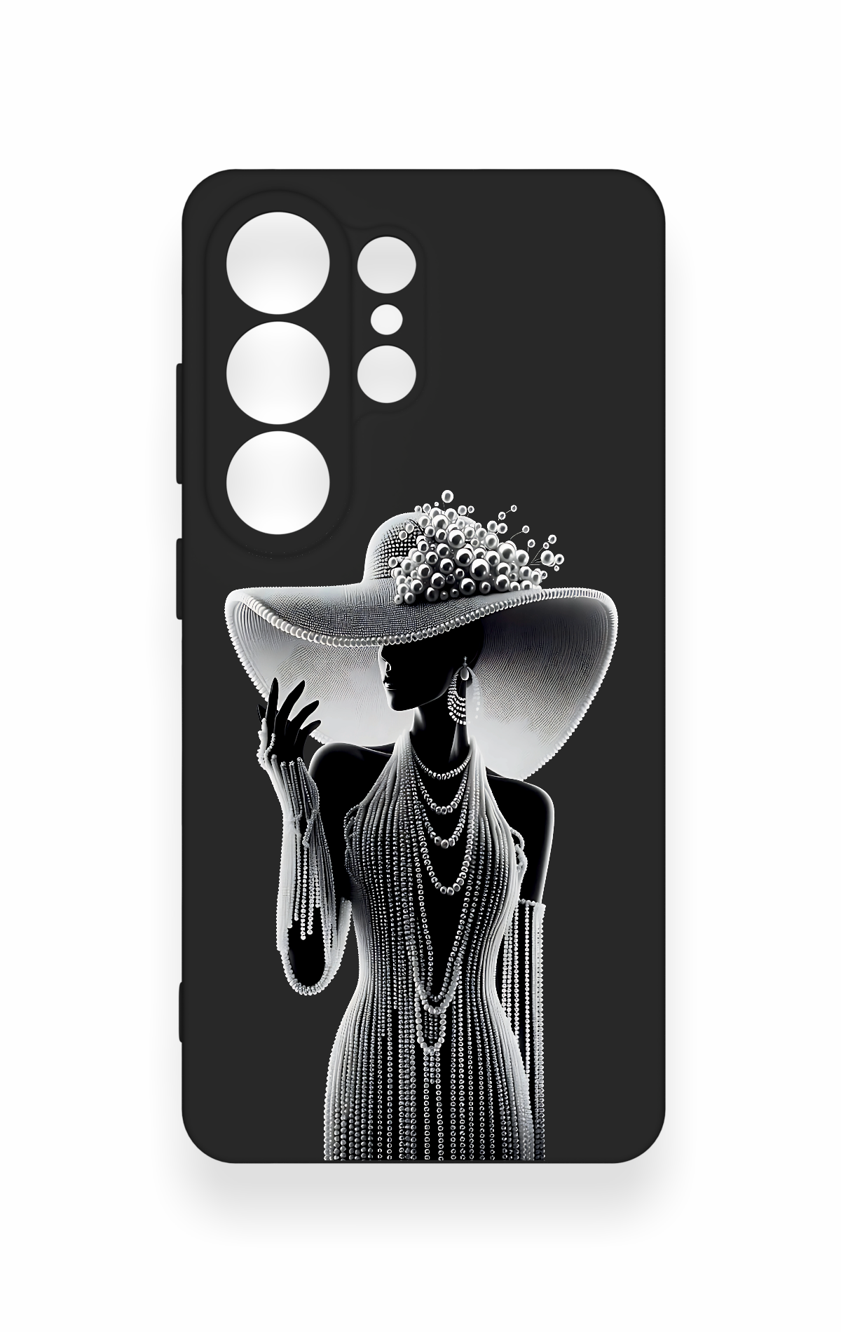 Samsung S26 Ultra Uyumlu Lady Desenli Silikon Kılıf