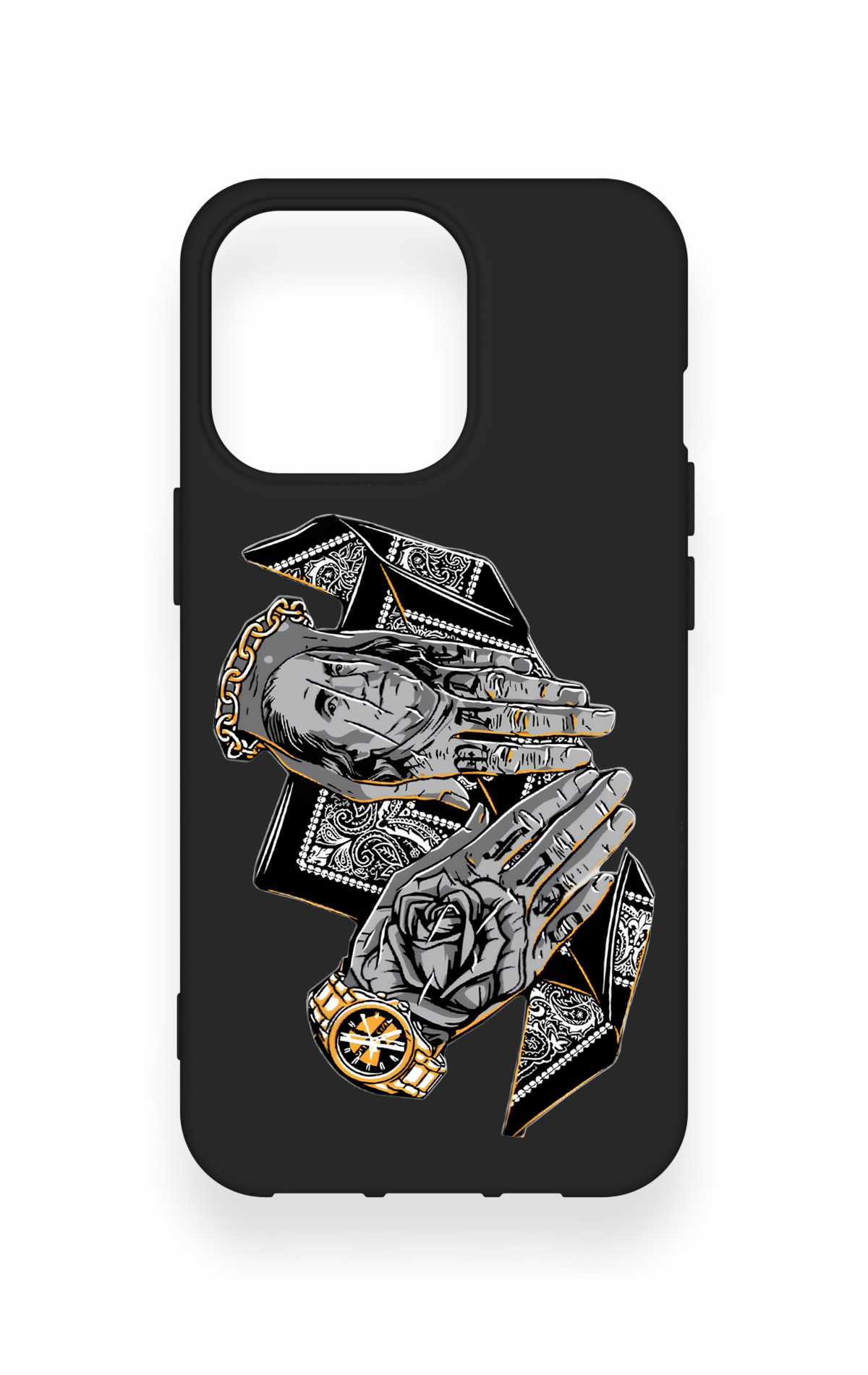 iPhone 13 Pro Uyumlu Self Made Desenli Silikon Kılıf