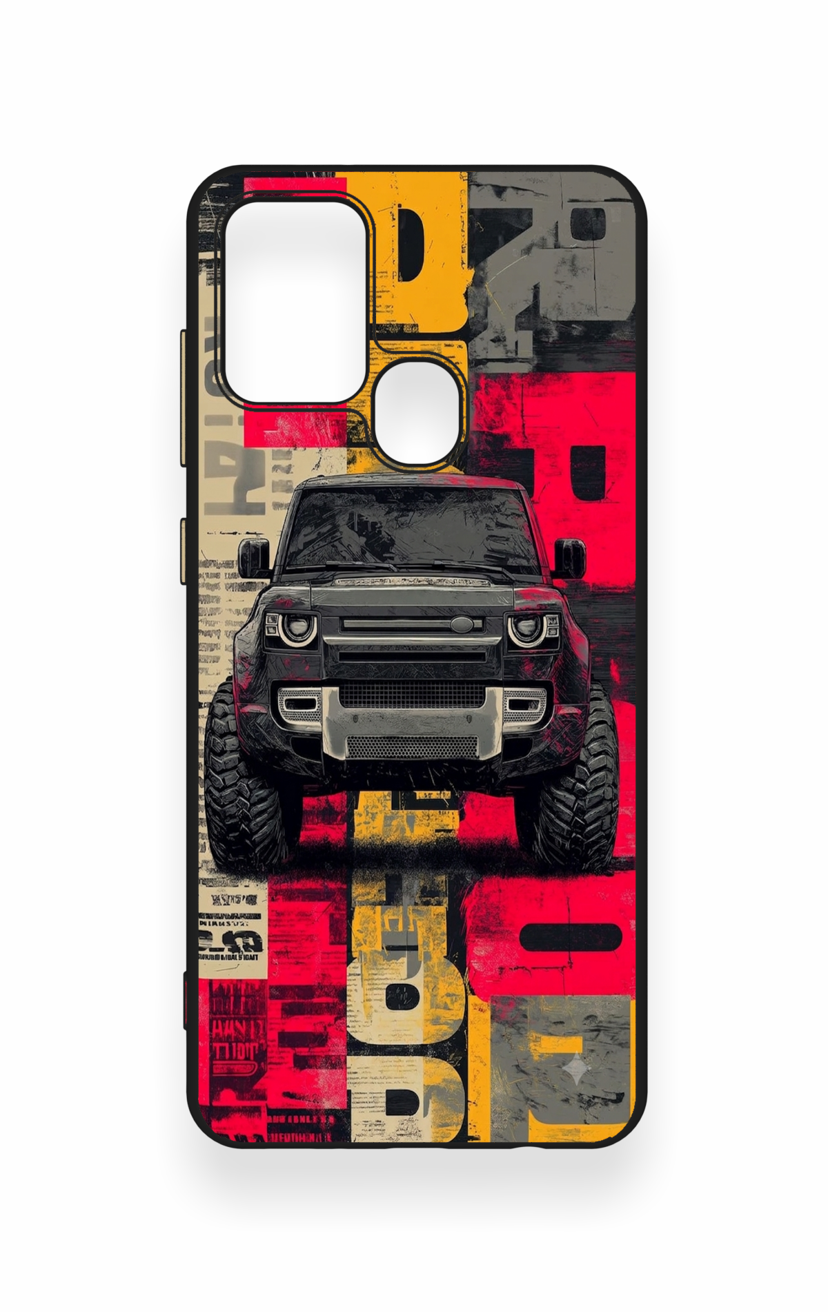 Samsung A21S Uyumlu Defender Truck Desenli Silikon Kılıf