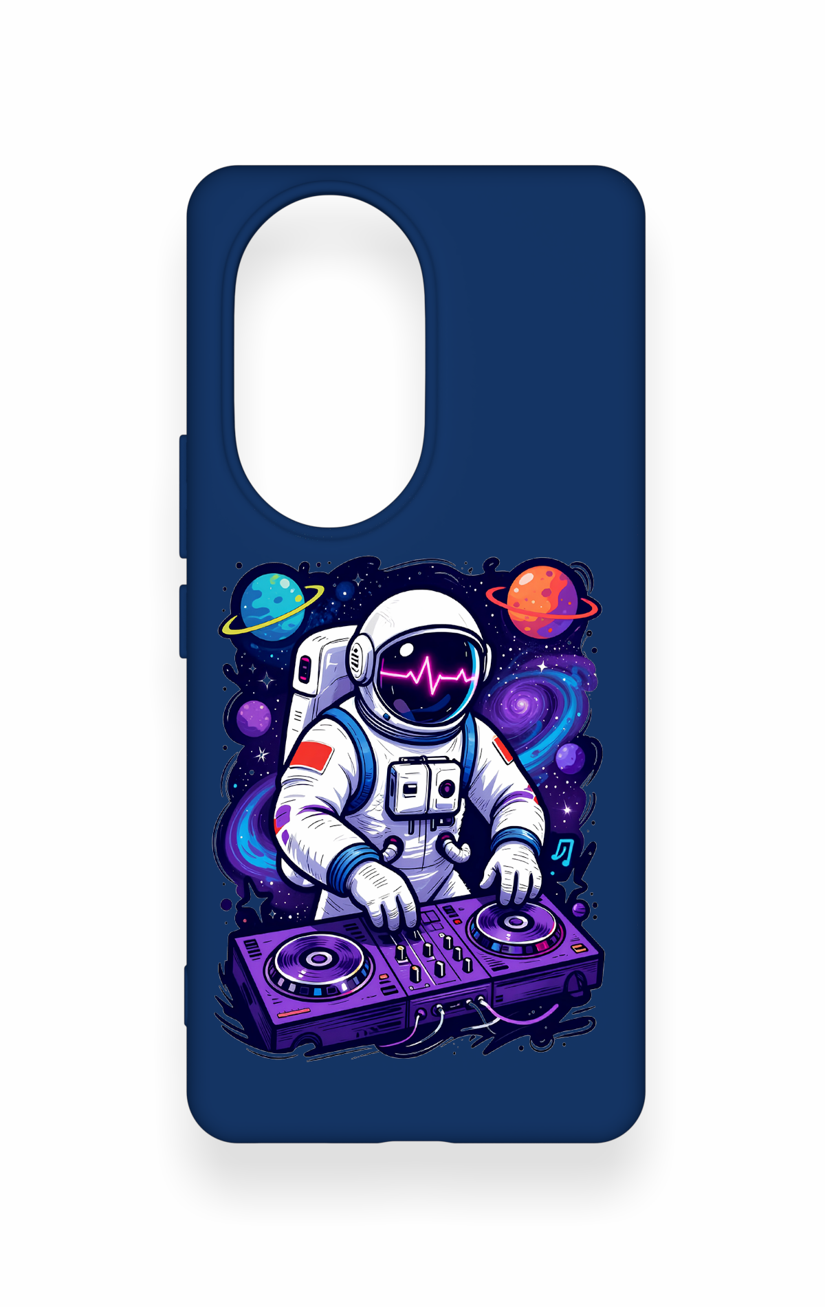 Honor 200 Pro 5G Uyumlu Astronot DJ Desenli Silikon Kılıf