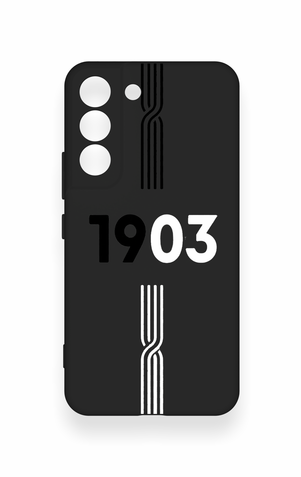Samsung S22 Uyumlu 1903 Kemer Desenli Silikon Kılıf