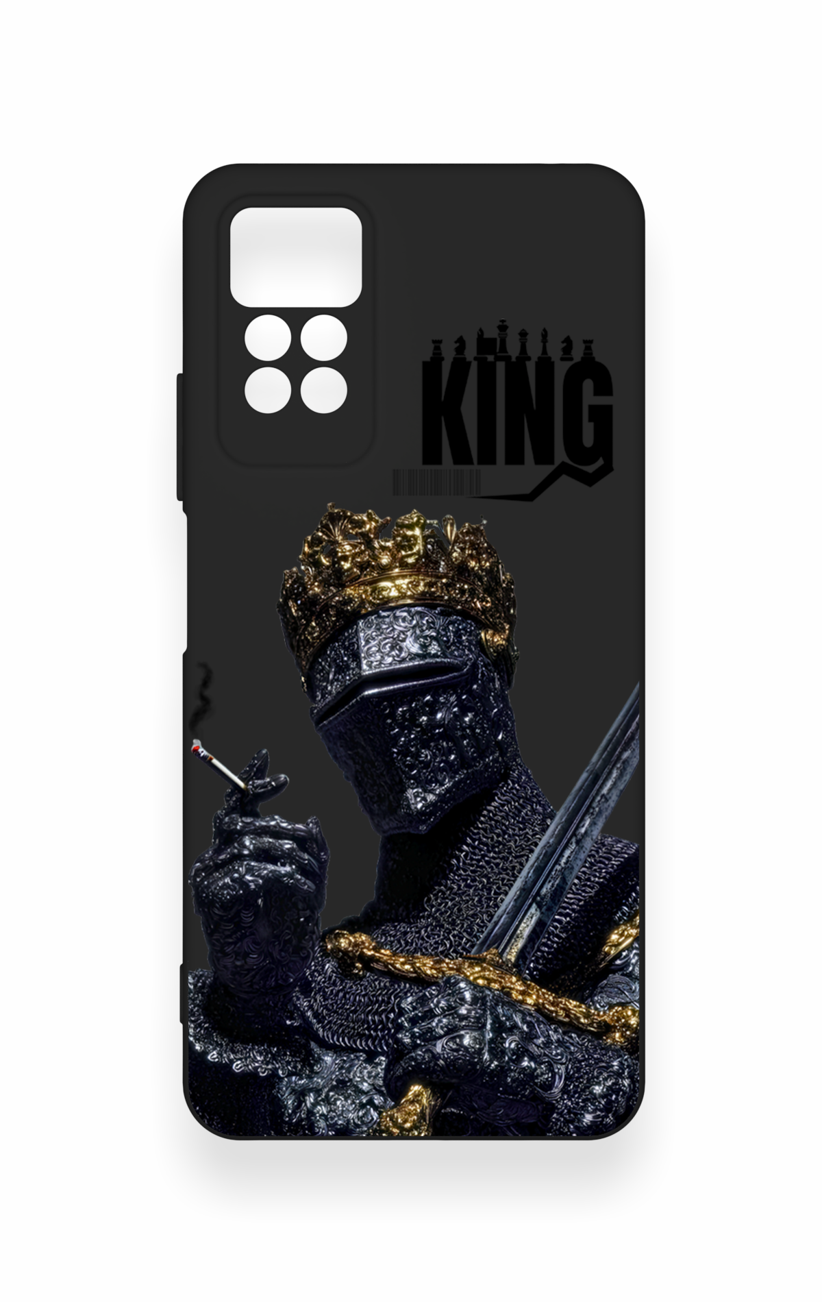 Redmi Note 11 Pro 4G Uyumlu King Desenli Silikon Kılıf
