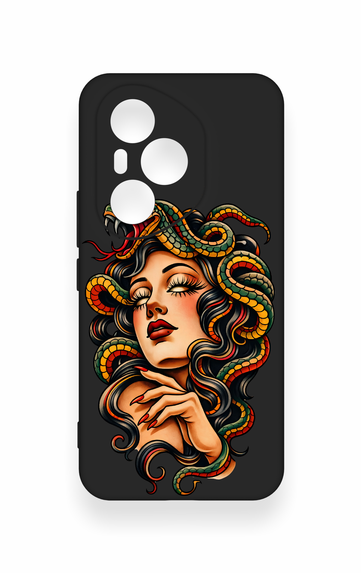 Honor 400 Pro Uyumlu Medusa Desenli Silikon Kılıf