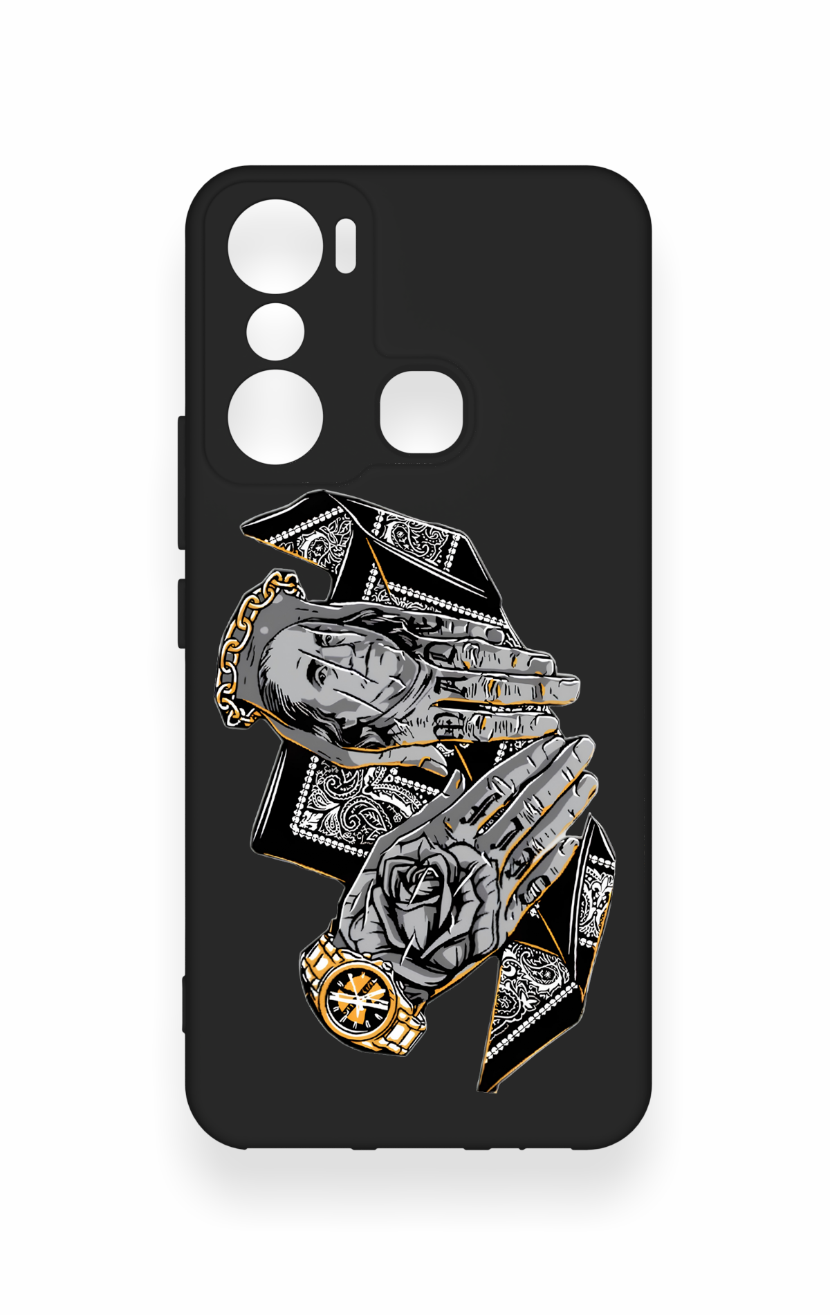 İnfinix Hot 20i Uyumlu Self Made Desenli Silikon Kılıf
