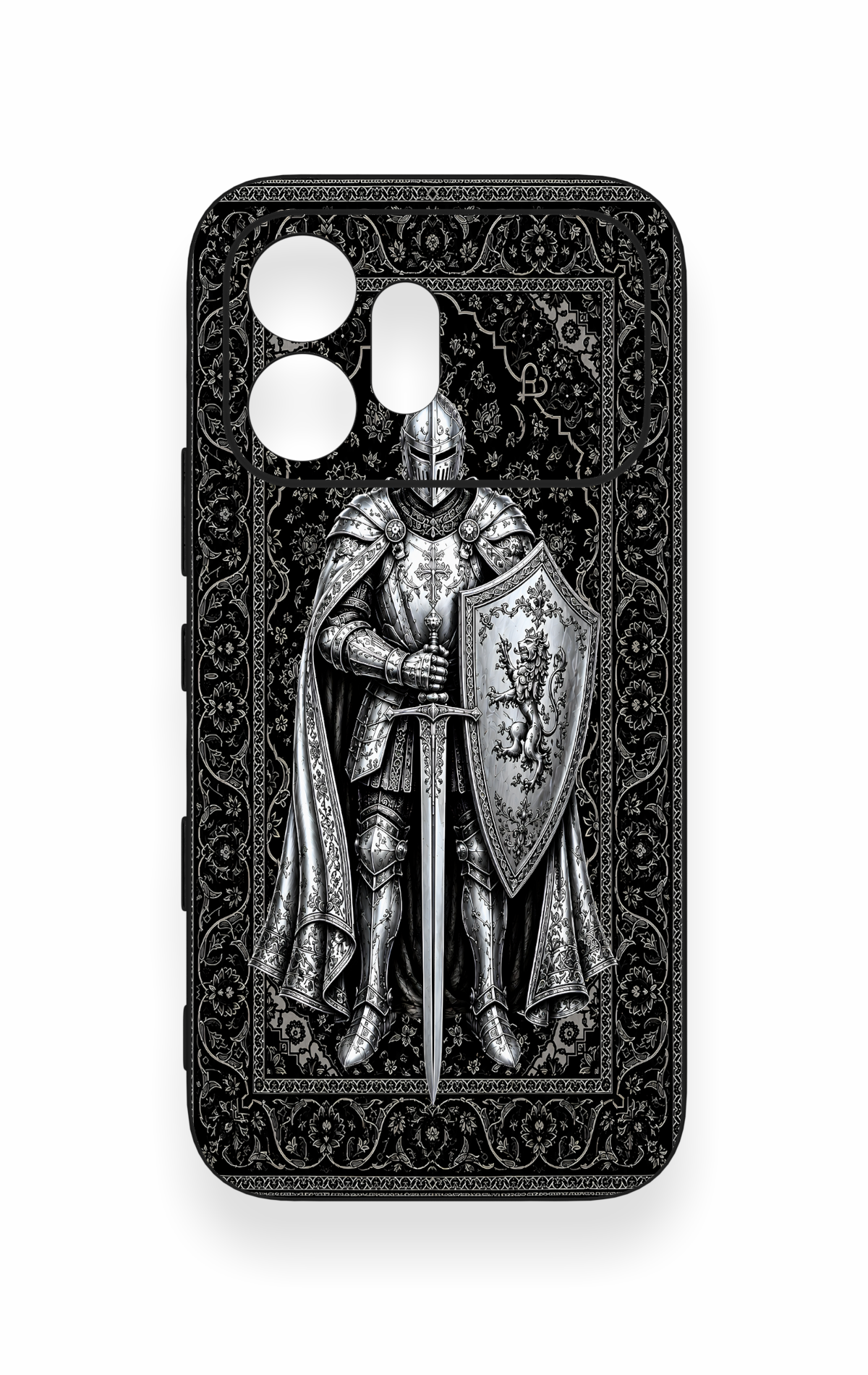 Honor 600 Uyumlu Şövalye Desenli Silikon Kılıf