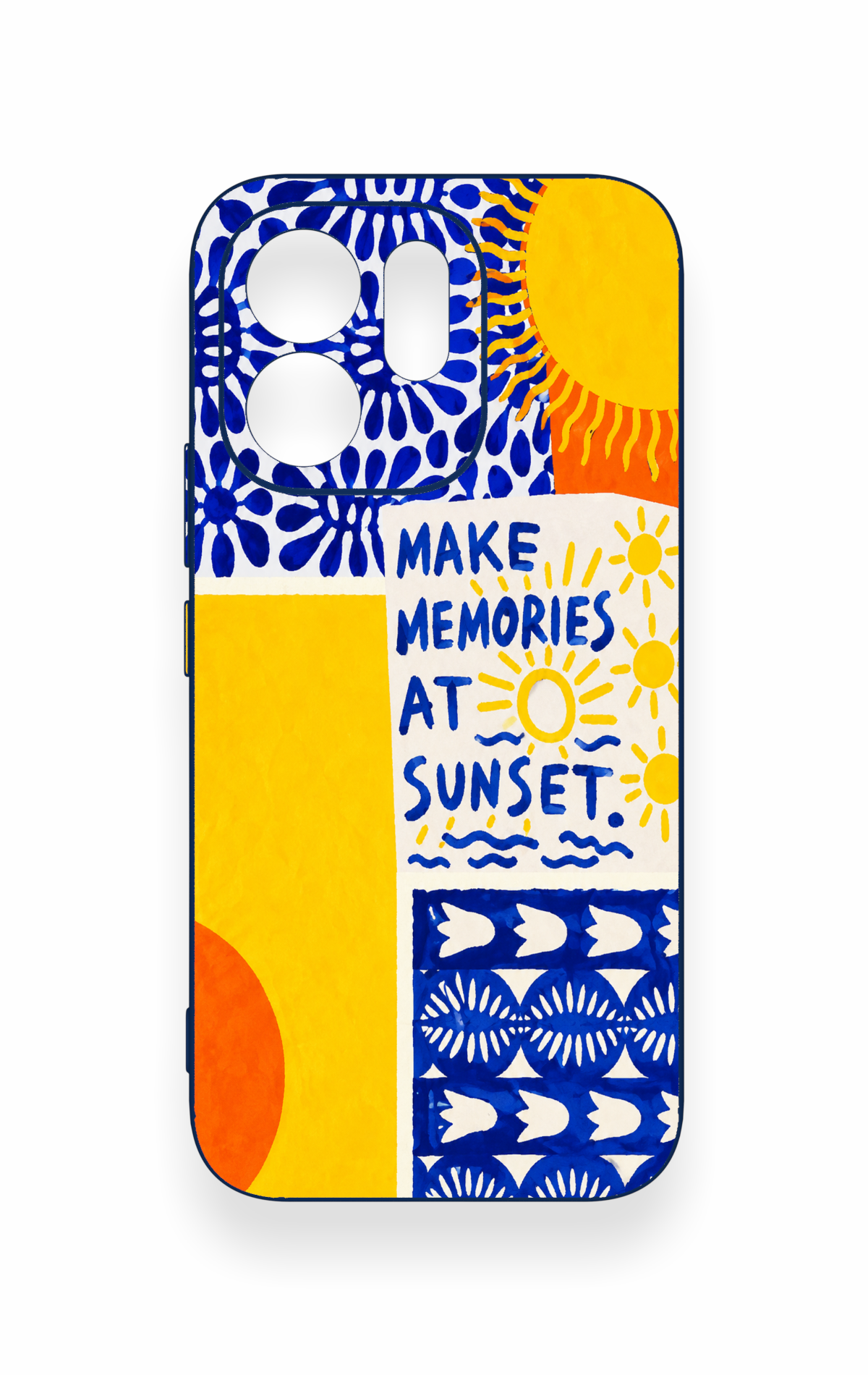 Vivo V70 5G Uyumlu Sunset Desenli Silikon Kılıf