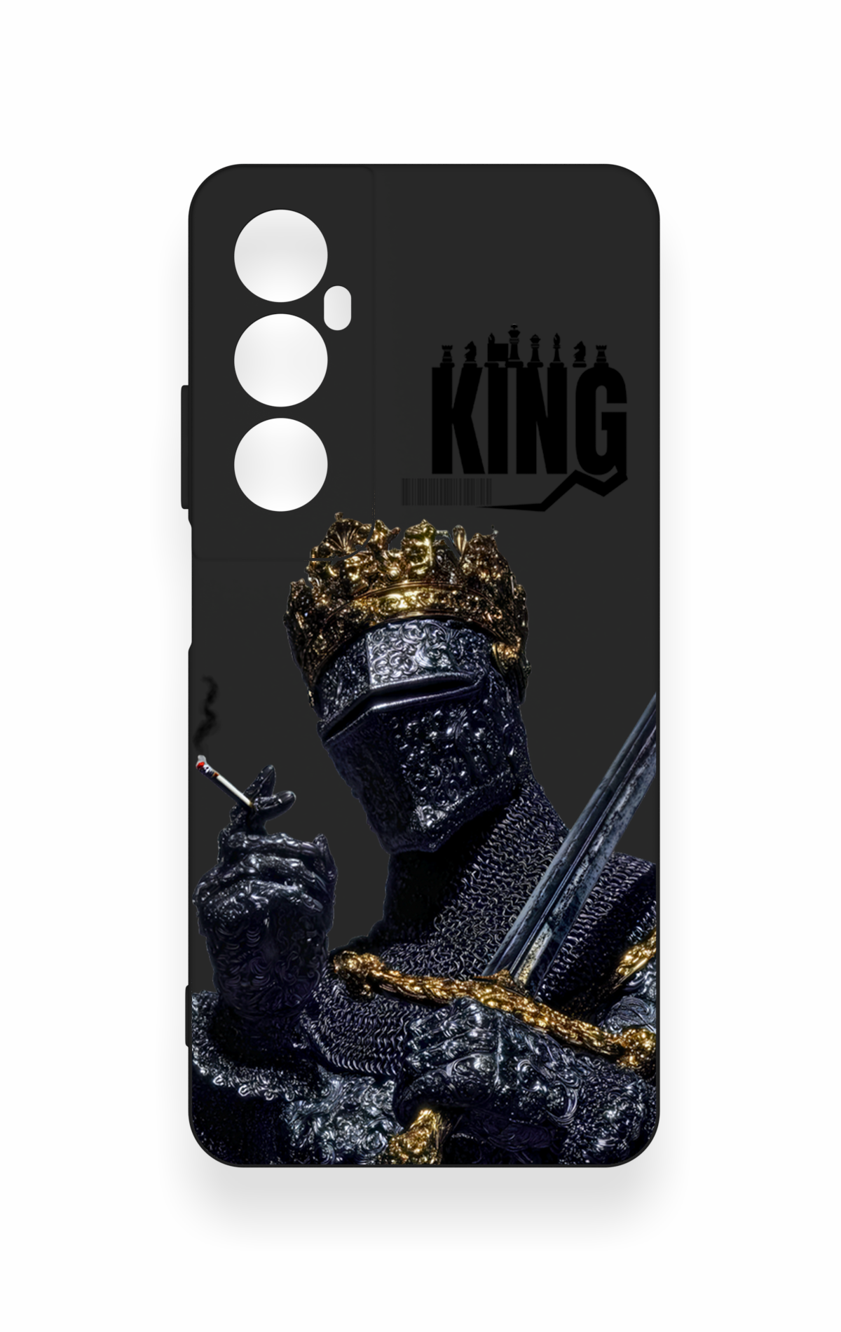 Realme C65 Uyumlu King Desenli Silikon Kılıf