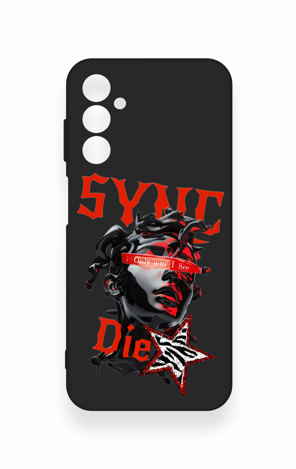 Samsung M14 Uyumlu Sync Die Desenli Silikon Kılıf