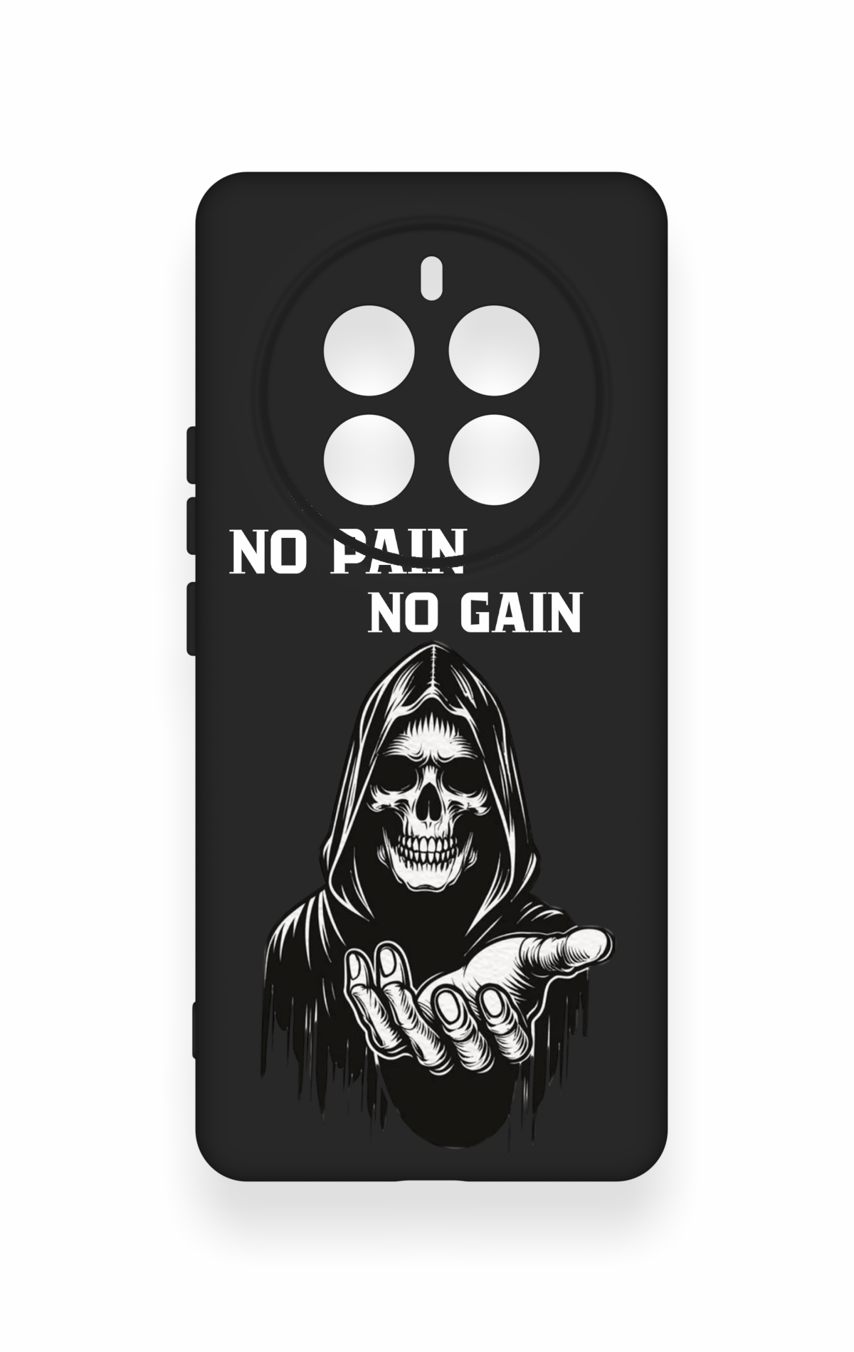 Realme 12 Pro Uyumlu No Pain No Gain Desenli Silikon Kılıf