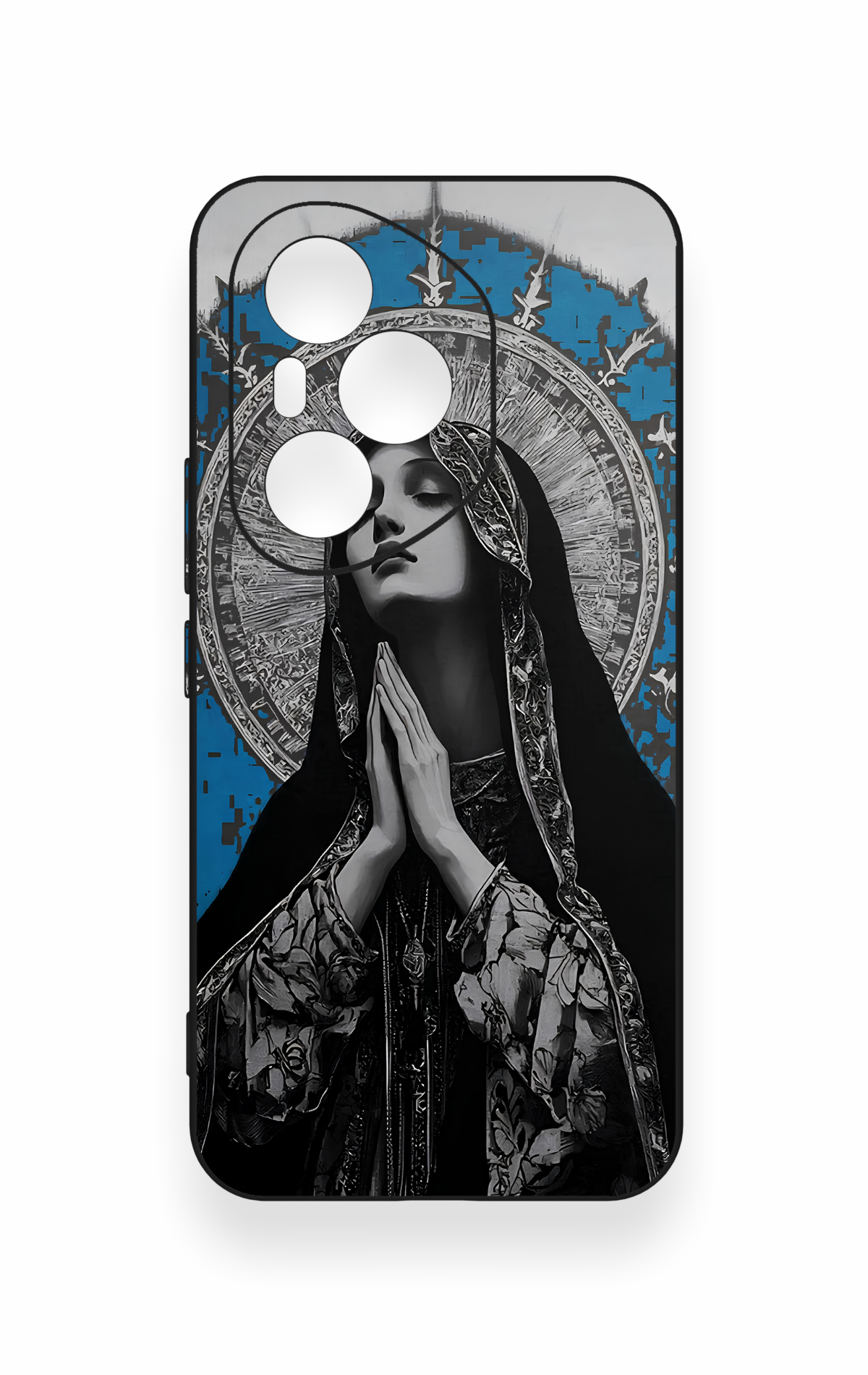 Honor 400 Pro Uyumlu Rahibe Desenli Silikon Kılıf