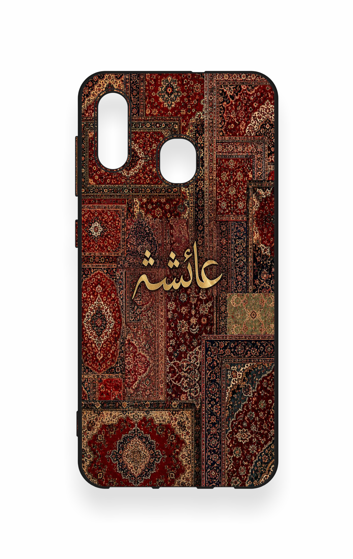 Samsung A20-A30 Uyumlu Vintage Halı Desenli Silikon Kılıf