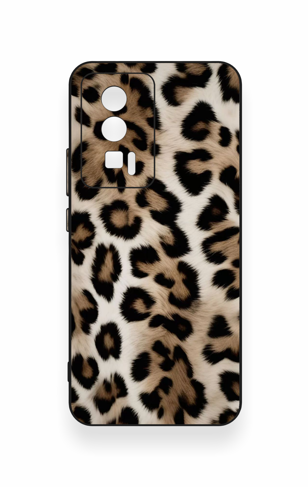 Poco F5 Pro Uyumlu Leopar Derisi Desenli Silikon Kılıf
