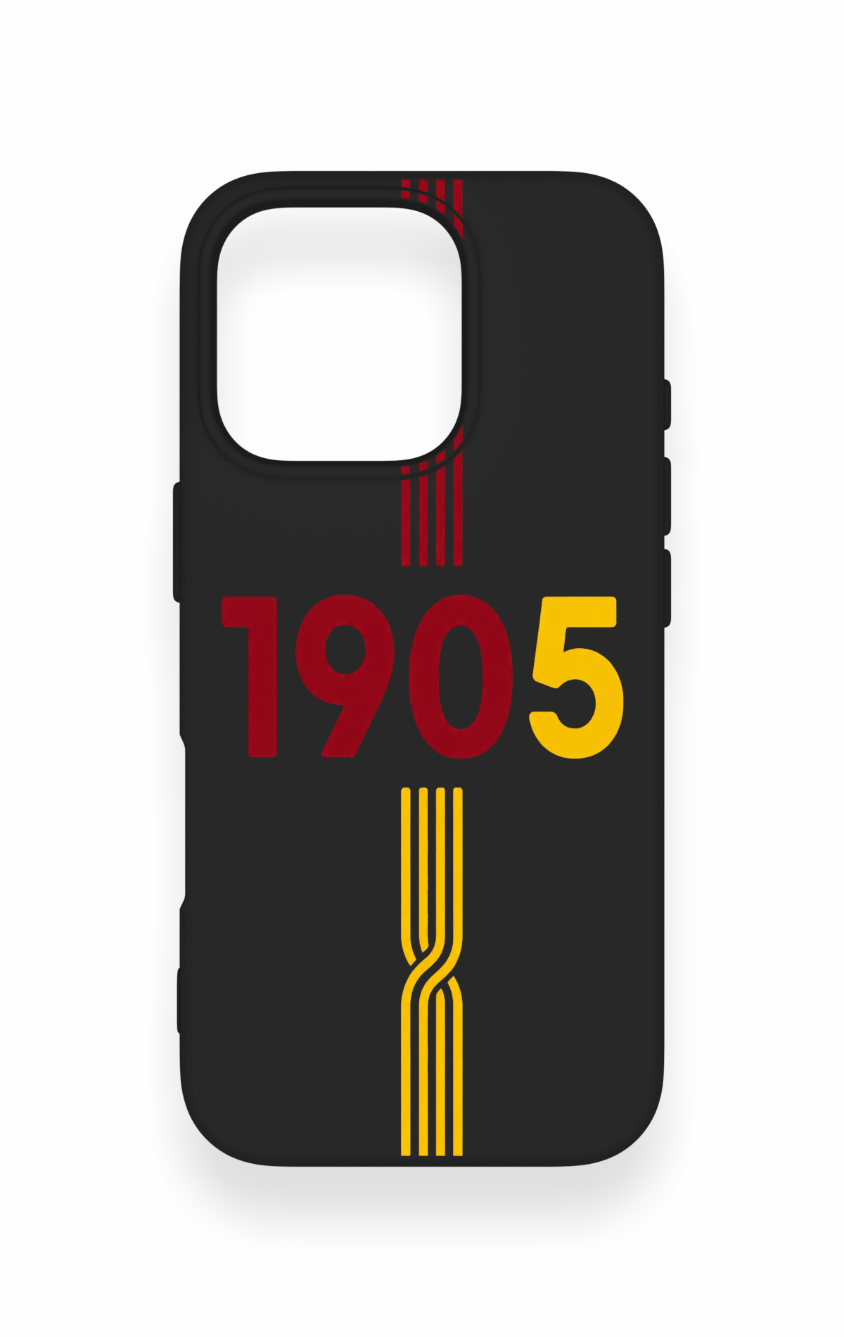 iPhone 16 Pro Uyumlu 1905 Kemer Desenli Silikon Kılıf