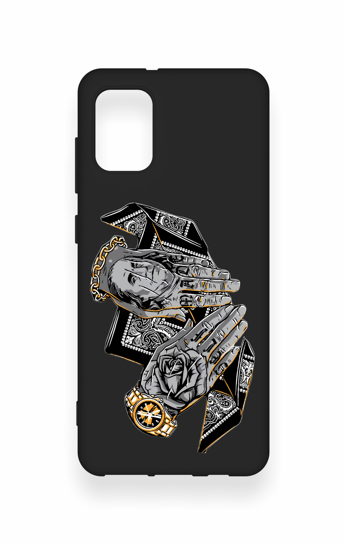 Samsung A31 Uyumlu Self Made Desenli Silikon Kılıf