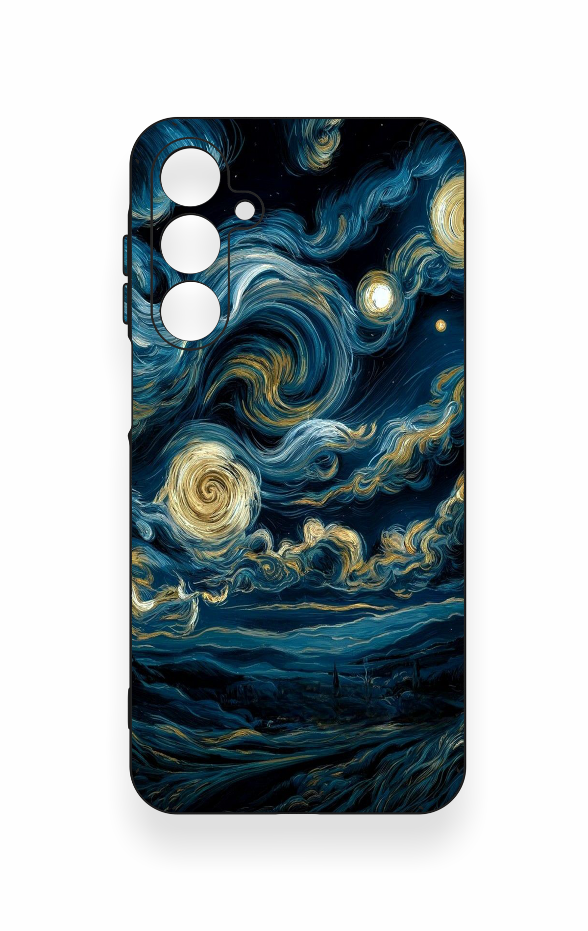 Samsung A16 Uyumlu Yıldızlı Gece Desenli Silikon Kılıf