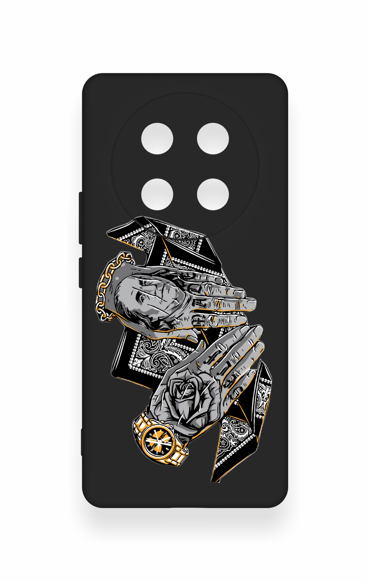 Honor Magic 7 Lite 5G Uyumlu Self Made Desenli Silikon Kılıf