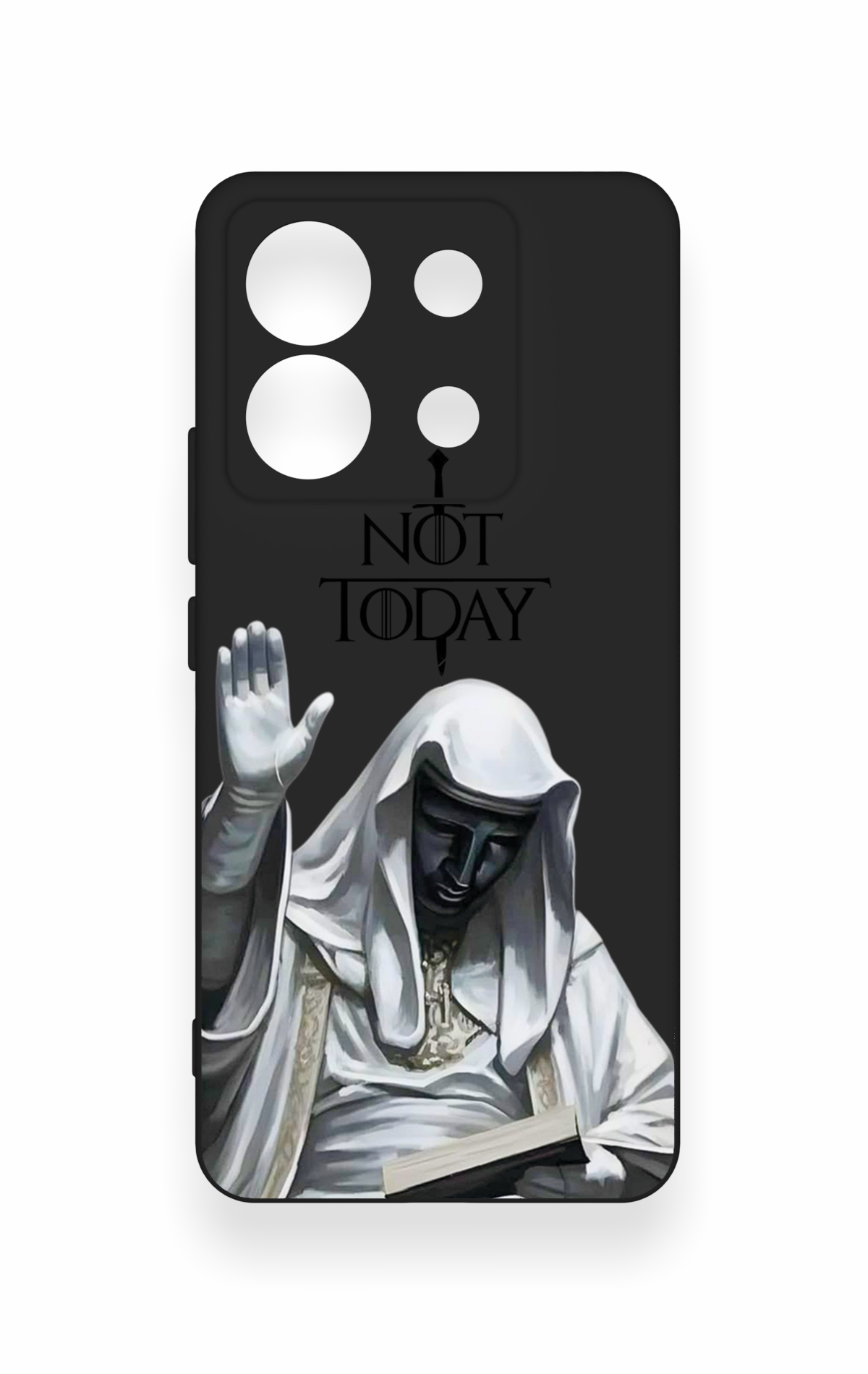 Redmi Note 13 Pro 5G Uyumlu Not Today Desenli Silikon Kılıf