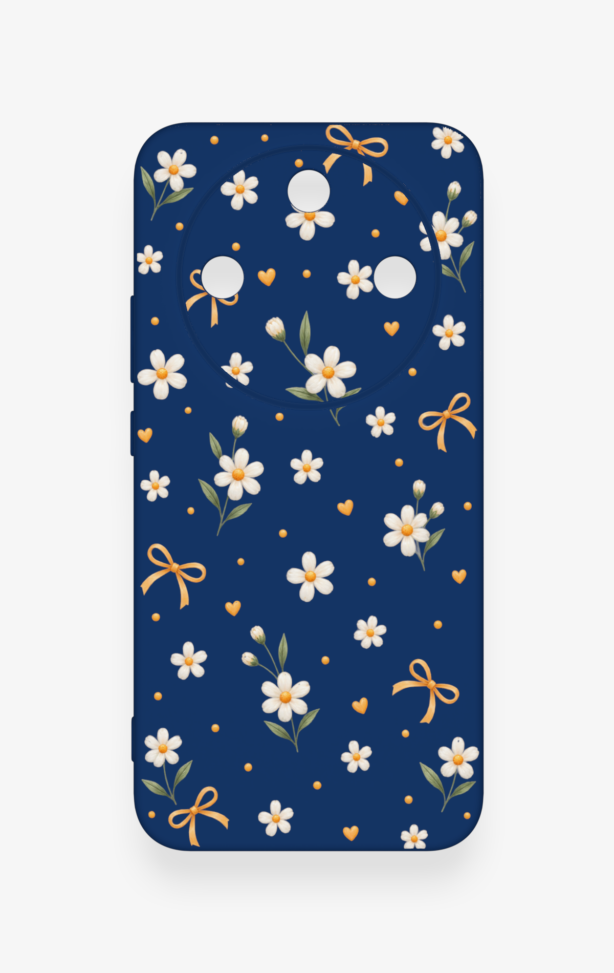Honor Magic 8 Lite Uyumlu Papatya Fiyonk Desenli Silikon Kılıf