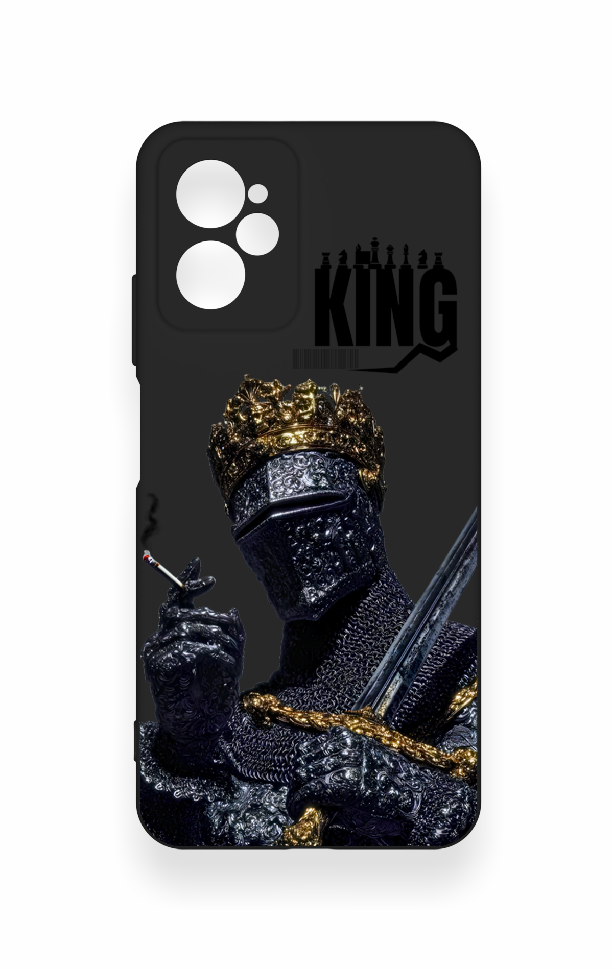 Casper Via X30 Uyumlu King Desenli Silikon Kılıf