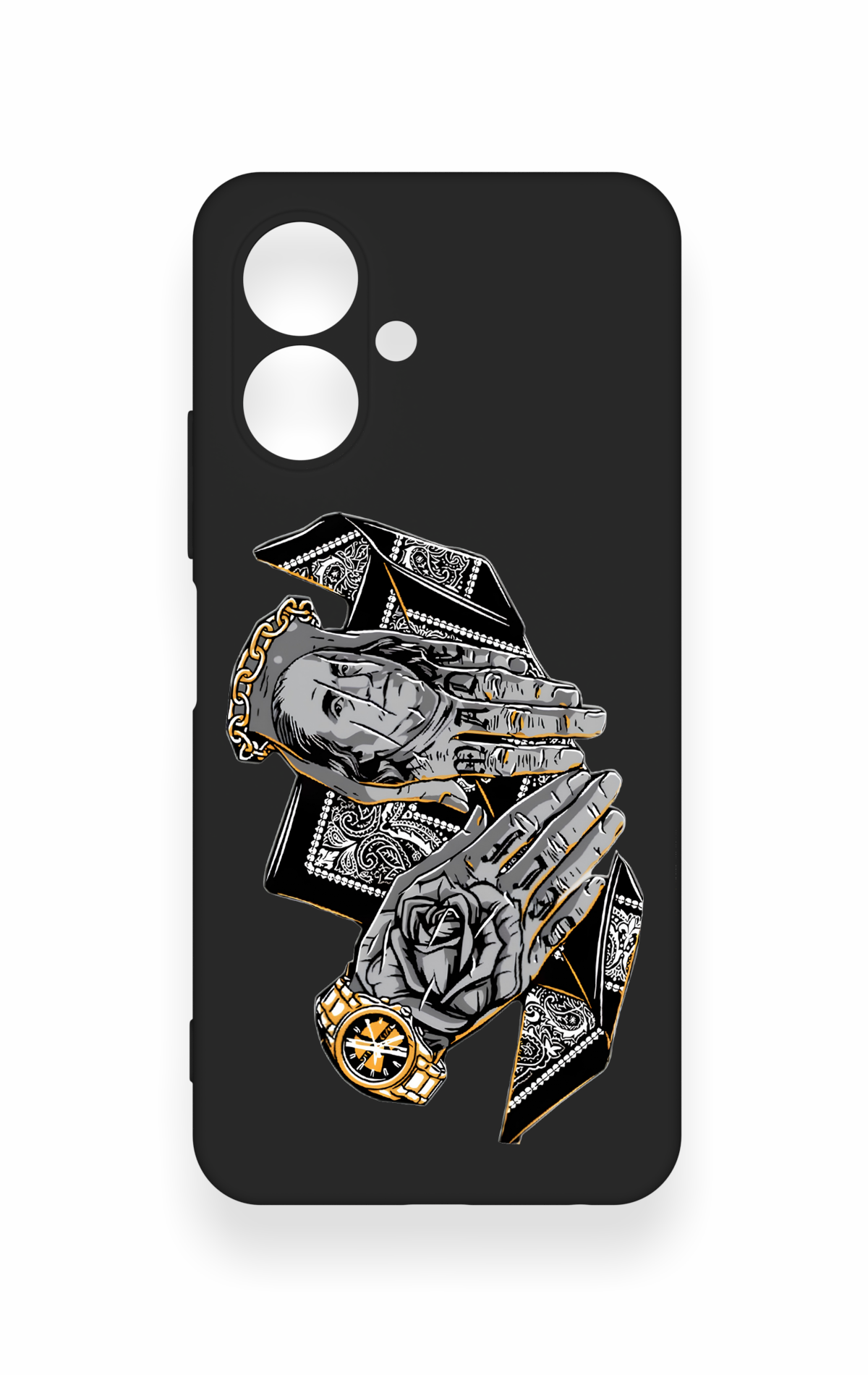 Tecno Spark Go 2 Uyumlu Self Made Desenli Silikon Kılıf