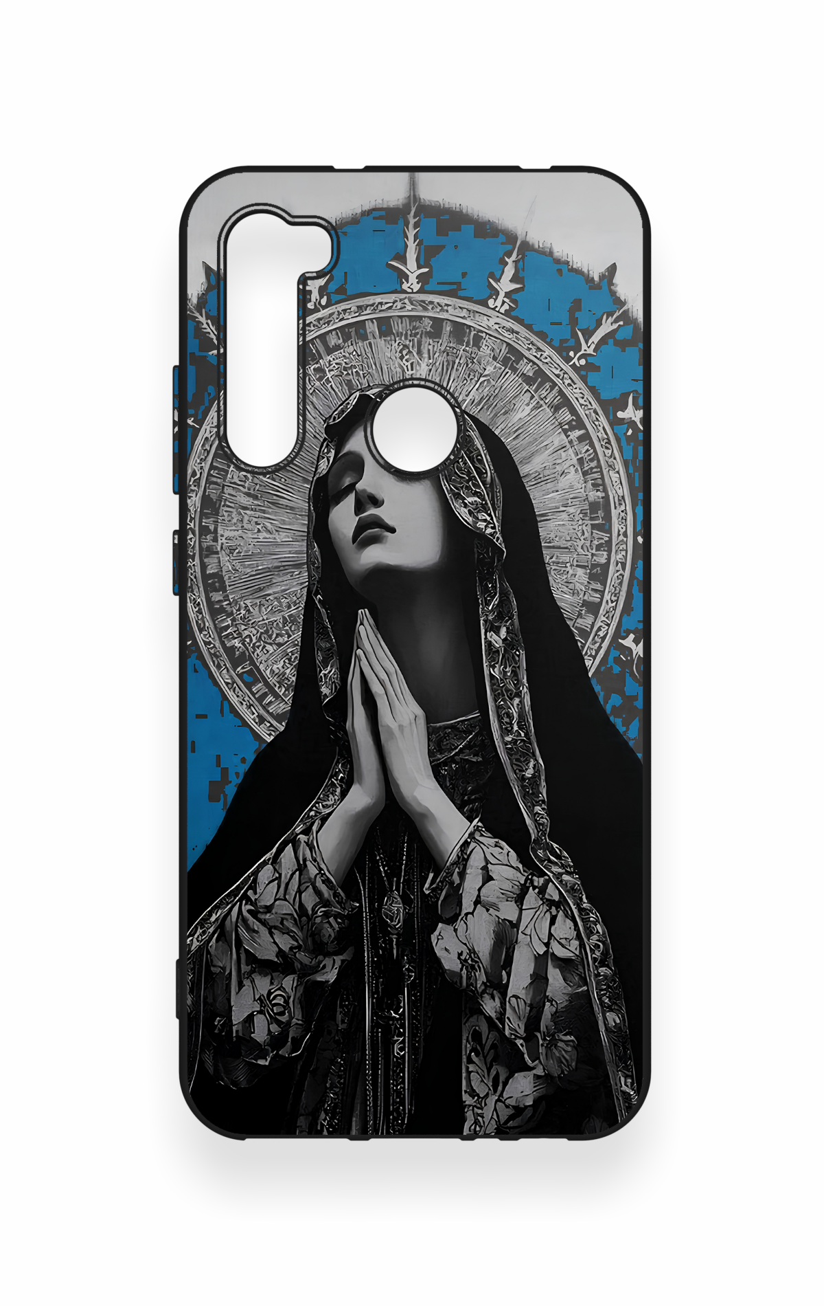 Redmi Note 8 Uyumlu Rahibe Desenli Silikon Kılıf