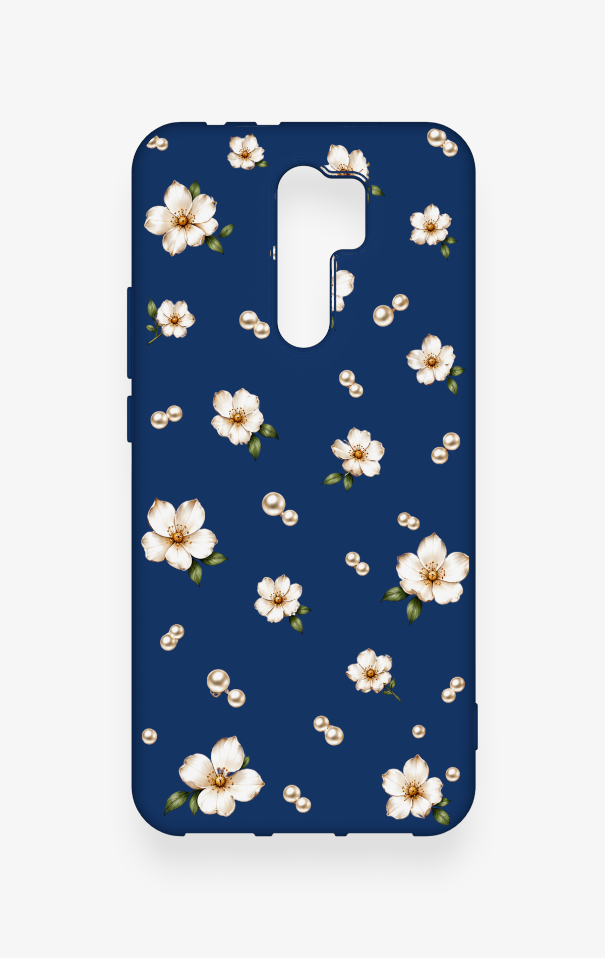 Redmi 9 Uyumlu Papatya İnci Desenli Silikon Kılıf