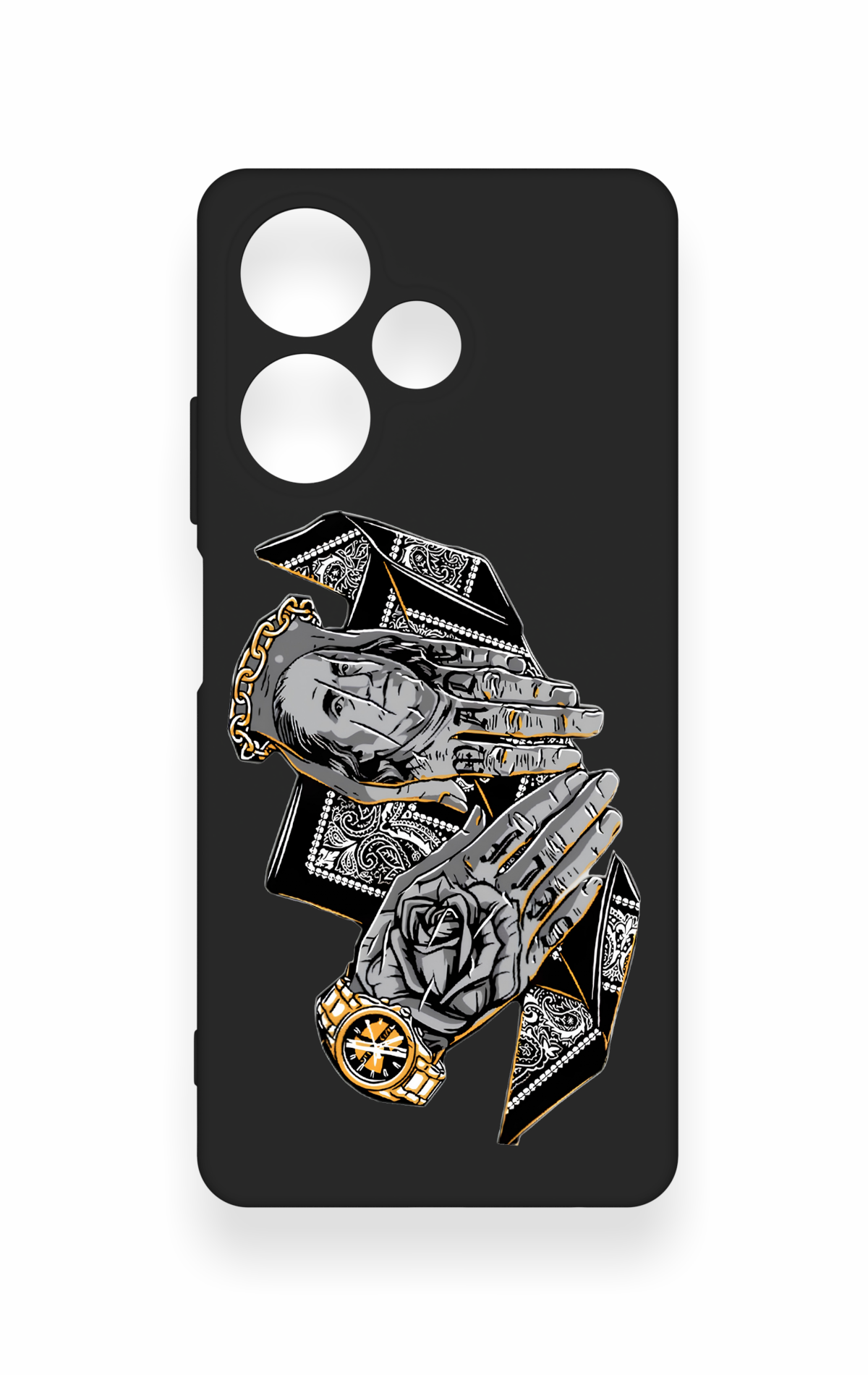 İnfinix Hot 30 Uyumlu Self Made Desenli Silikon Kılıf