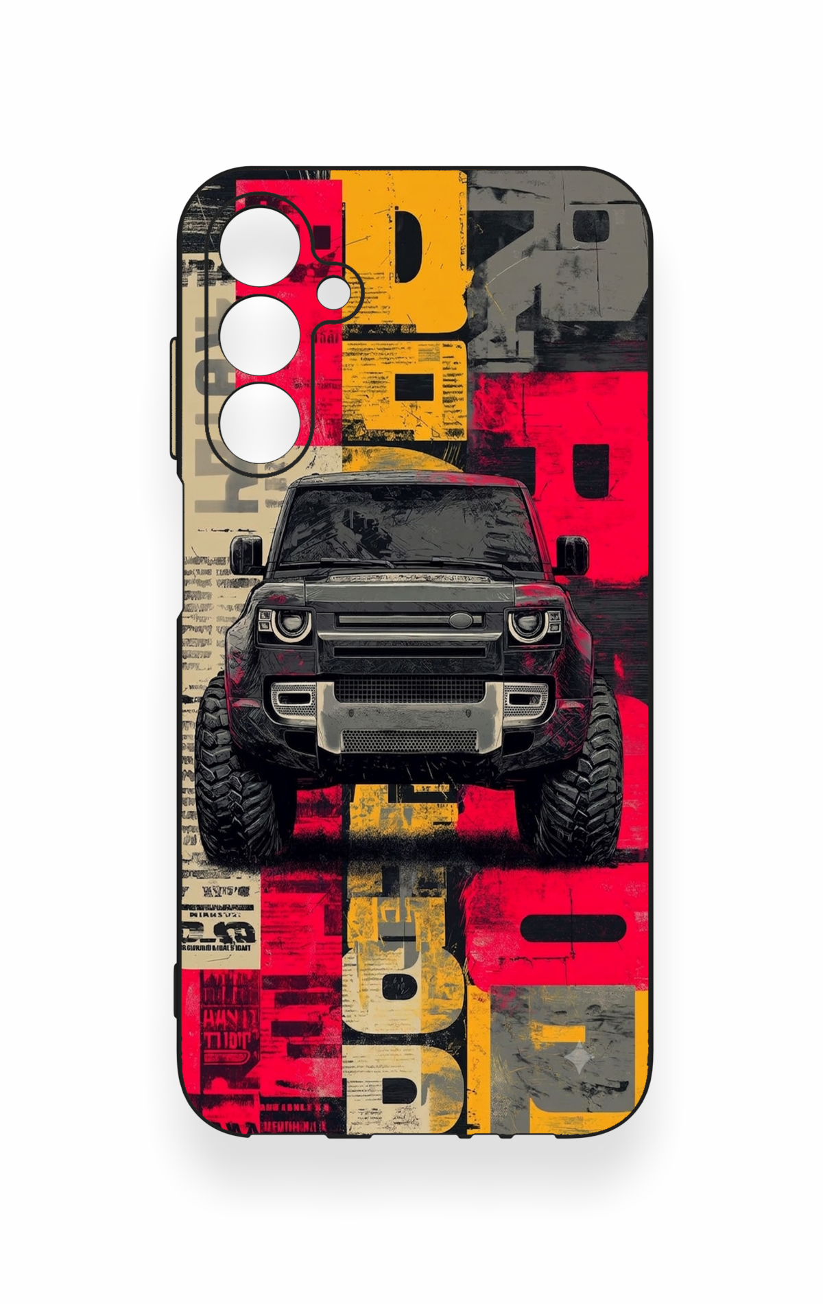Samsung A15 Uyumlu Defender Truck Desenli Silikon Kılıf
