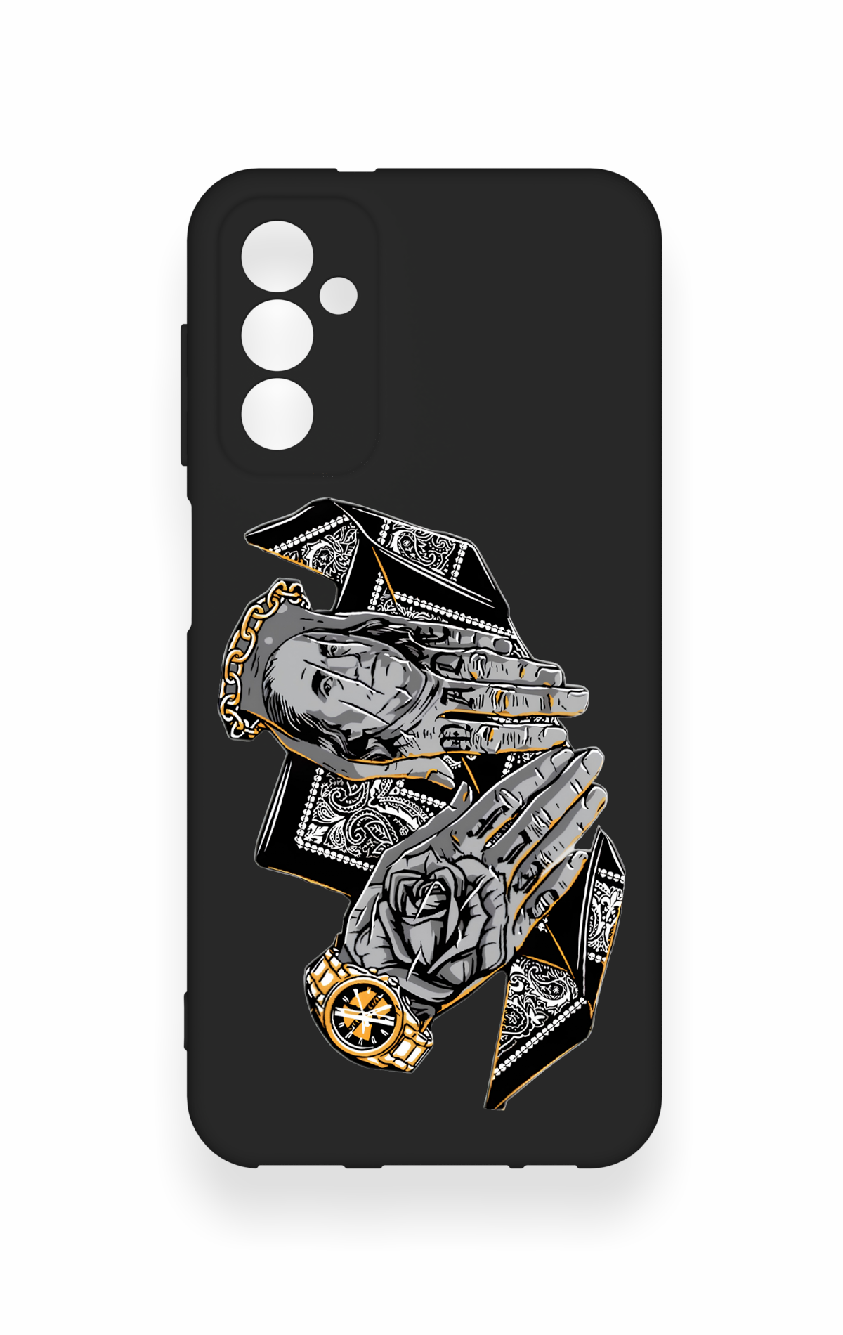 Samsung M13 Uyumlu Self Made Desenli Silikon Kılıf