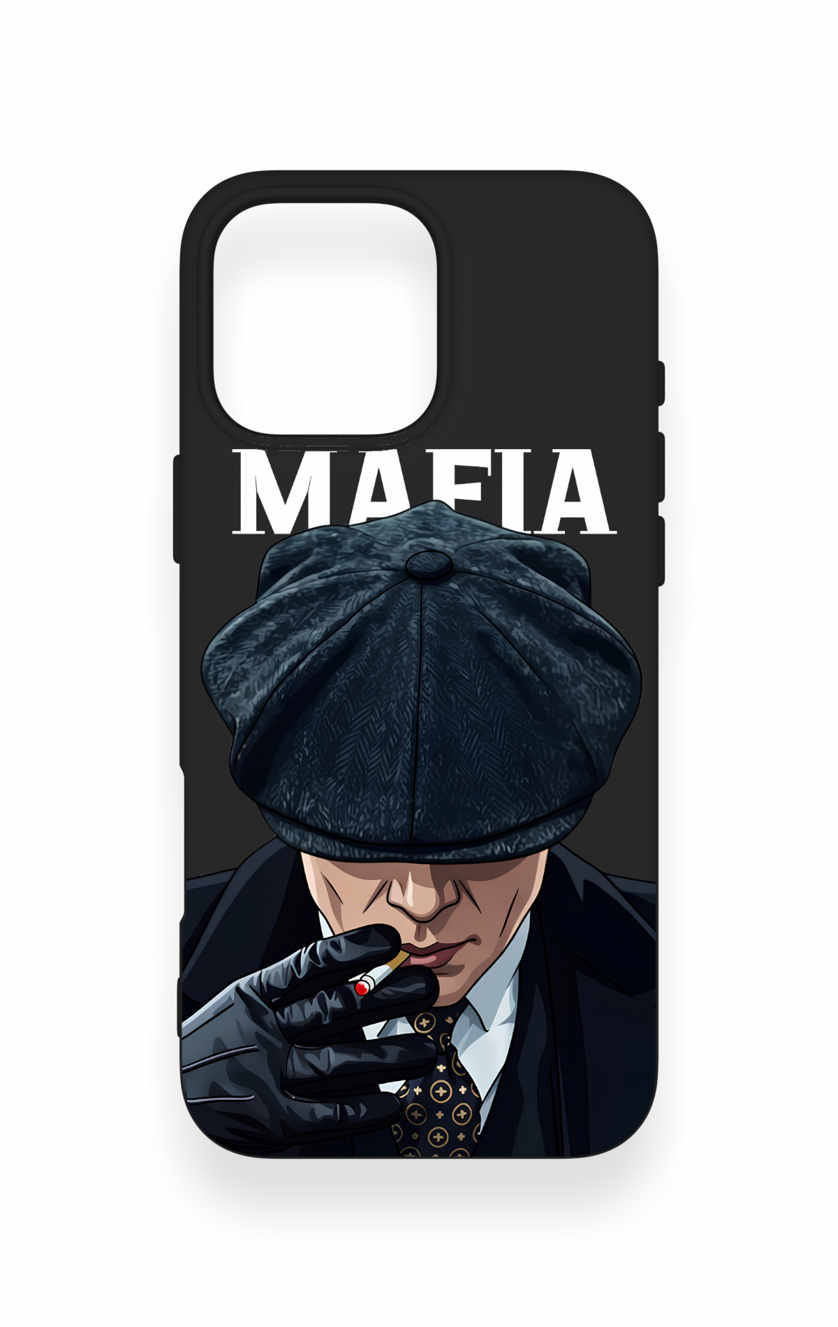 iPhone 16 Pro Max Uyumlu MAFIA Desenli Silikon Kılıf