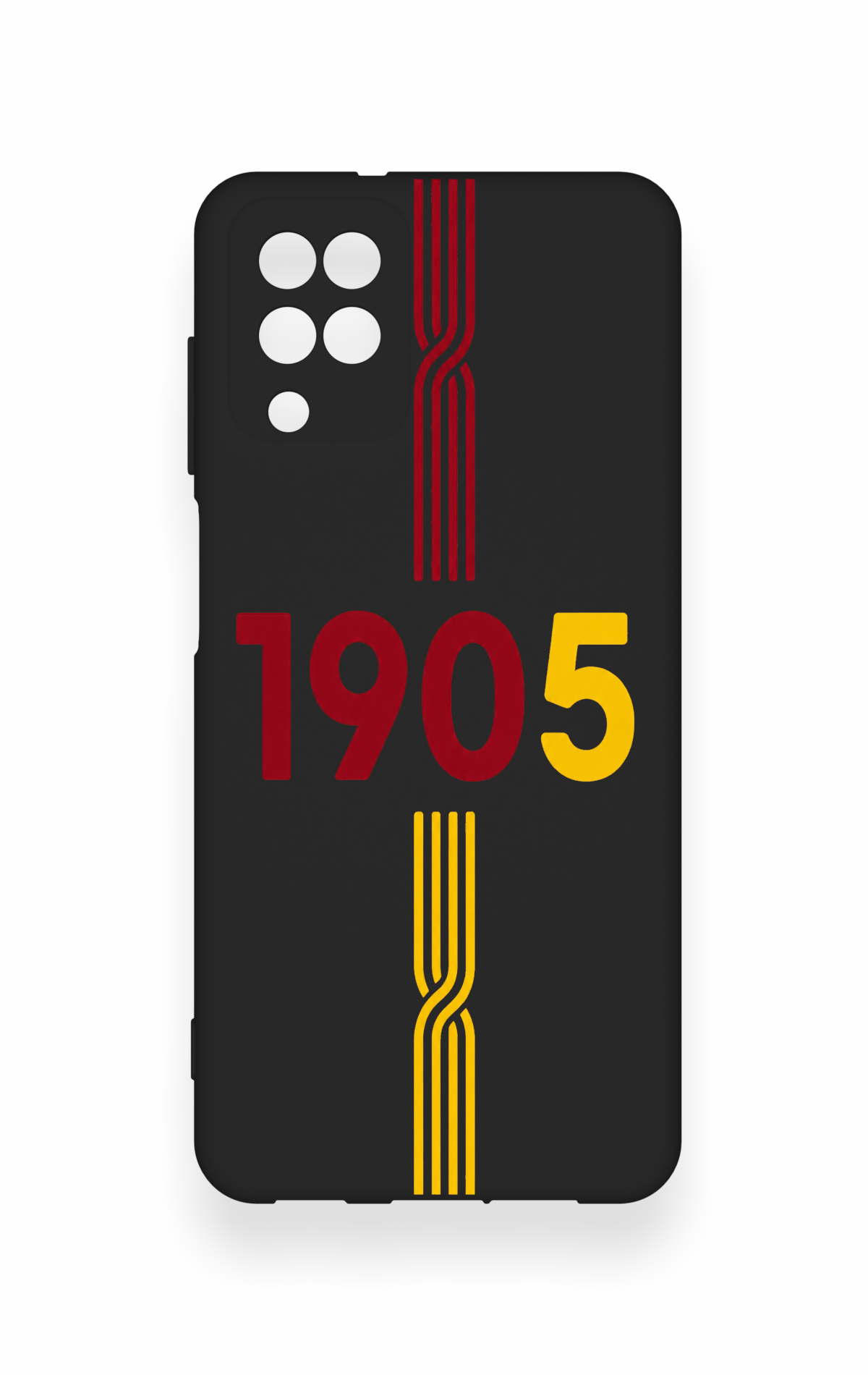 Samsung A12 Uyumlu 1905 Kemer Desenli Silikon Kılıf