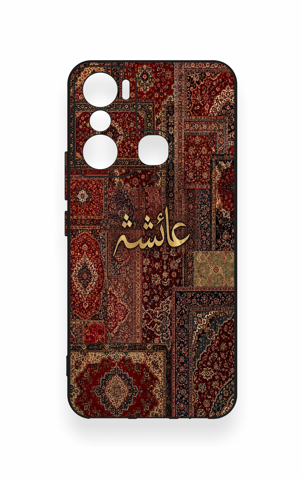 İnfinix Hot 20i Uyumlu Vintage Halı Desenli Silikon Kılıf