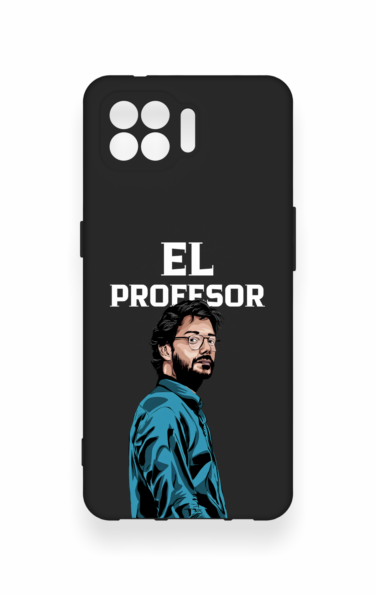 Oppo Reno 4 Lite Uyumlu El Profesor Desenli Silikon Kılıf