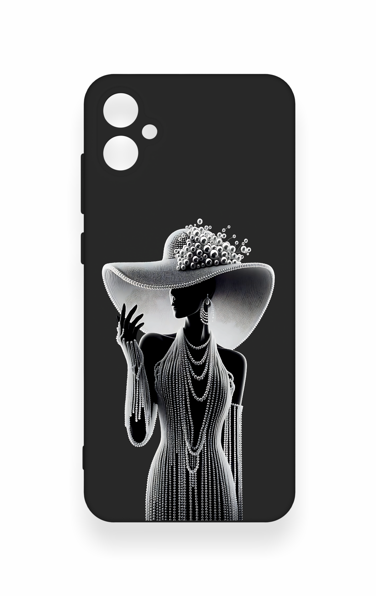 Samsung A05 Uyumlu Lady Desenli Silikon Kılıf