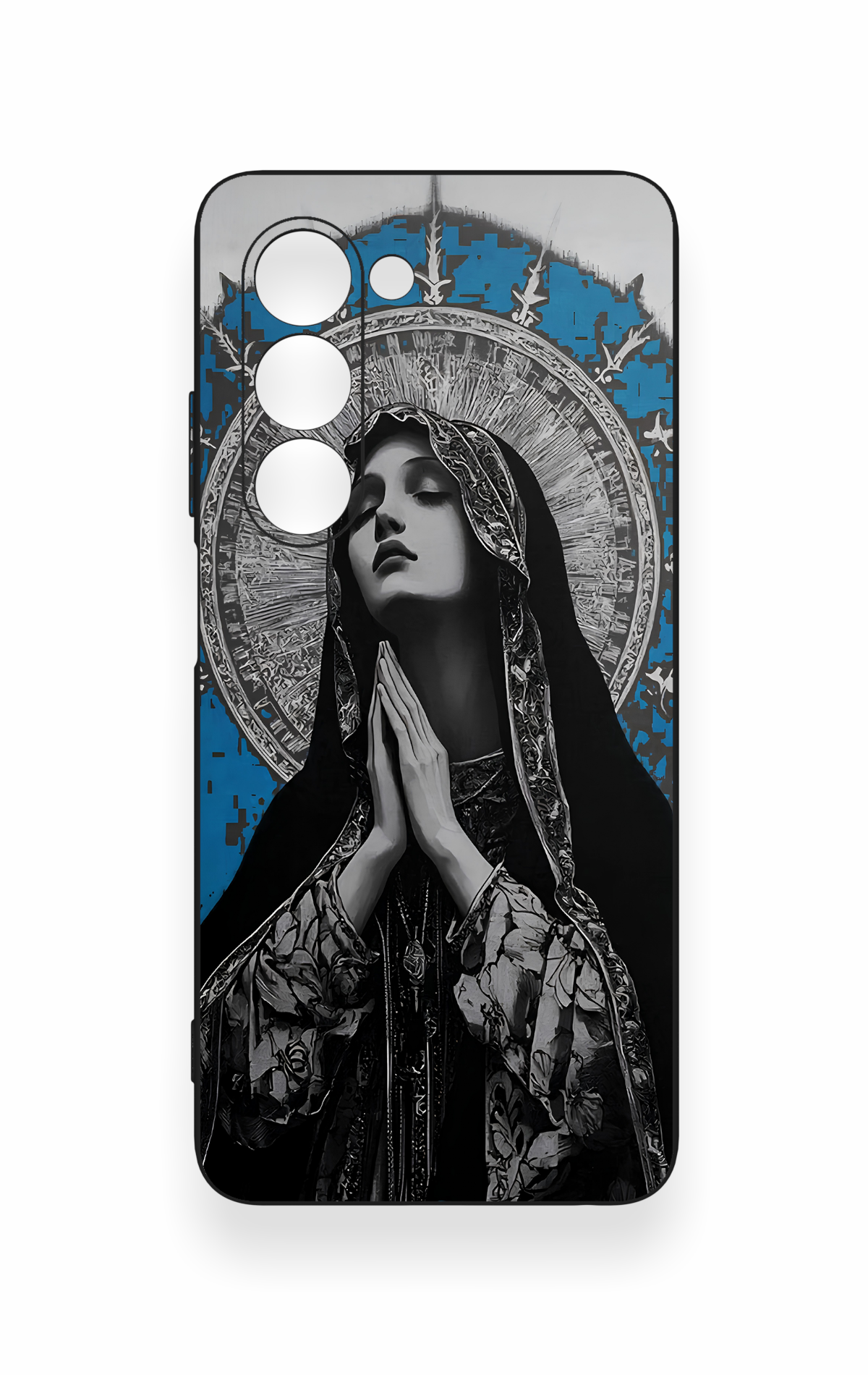 Oppo A5 5G Uyumlu Rahibe Desenli Silikon Kılıf