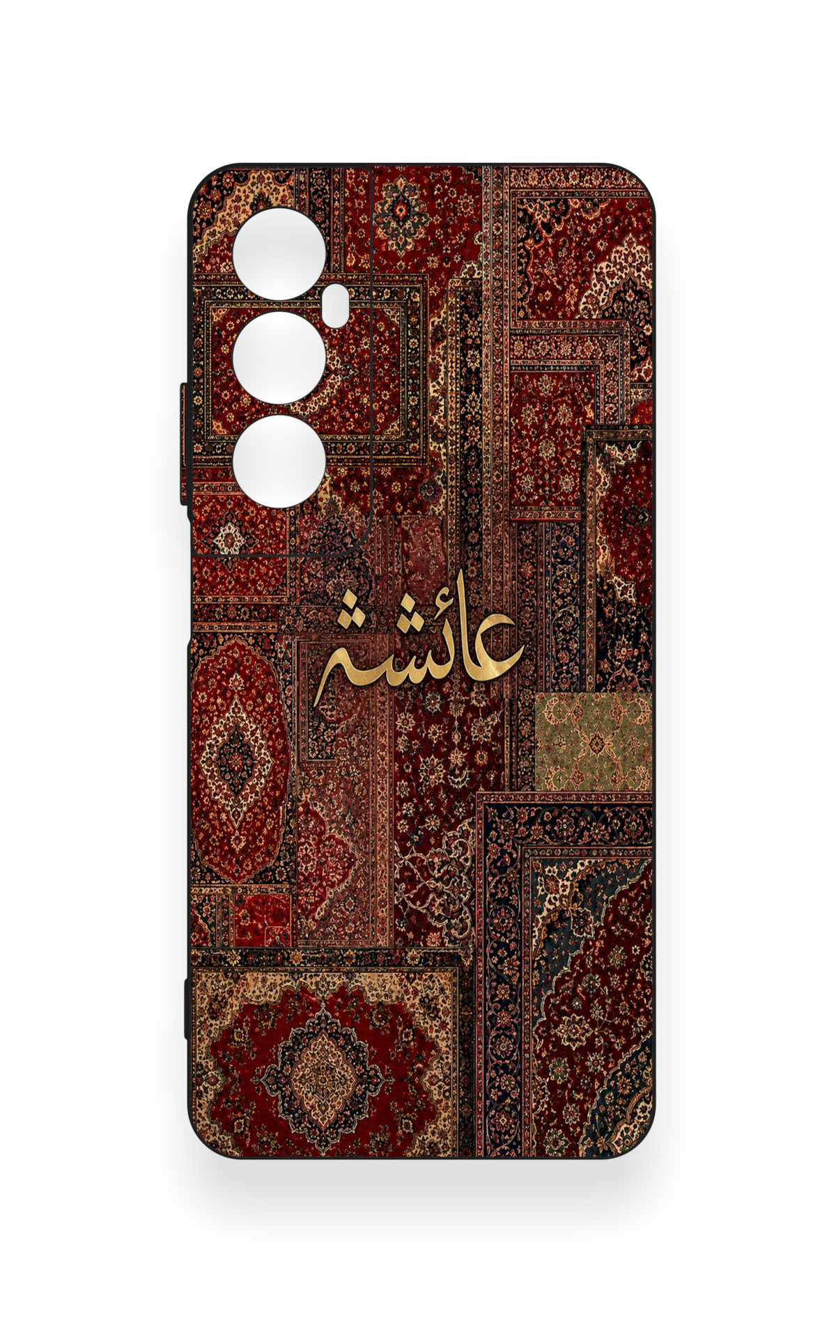 Realme C65 Uyumlu Vintage Halı Desenli Silikon Kılıf