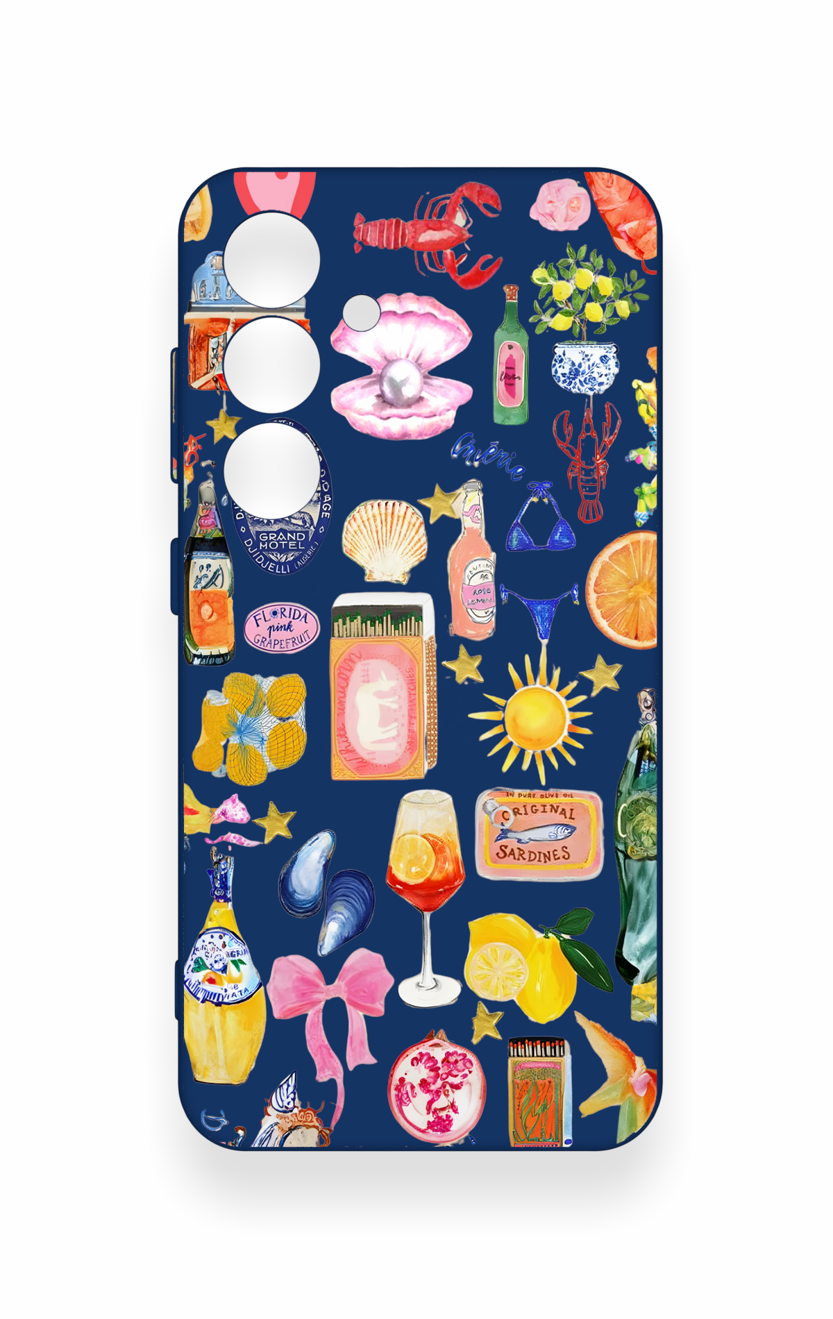 Samsung S24 Uyumlu Summer Desenli Silikon Kılıf