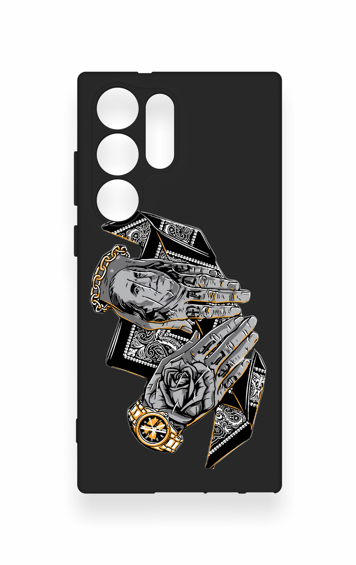 Samsung S23 Ultra Uyumlu Self Made Desenli Silikon Kılıf