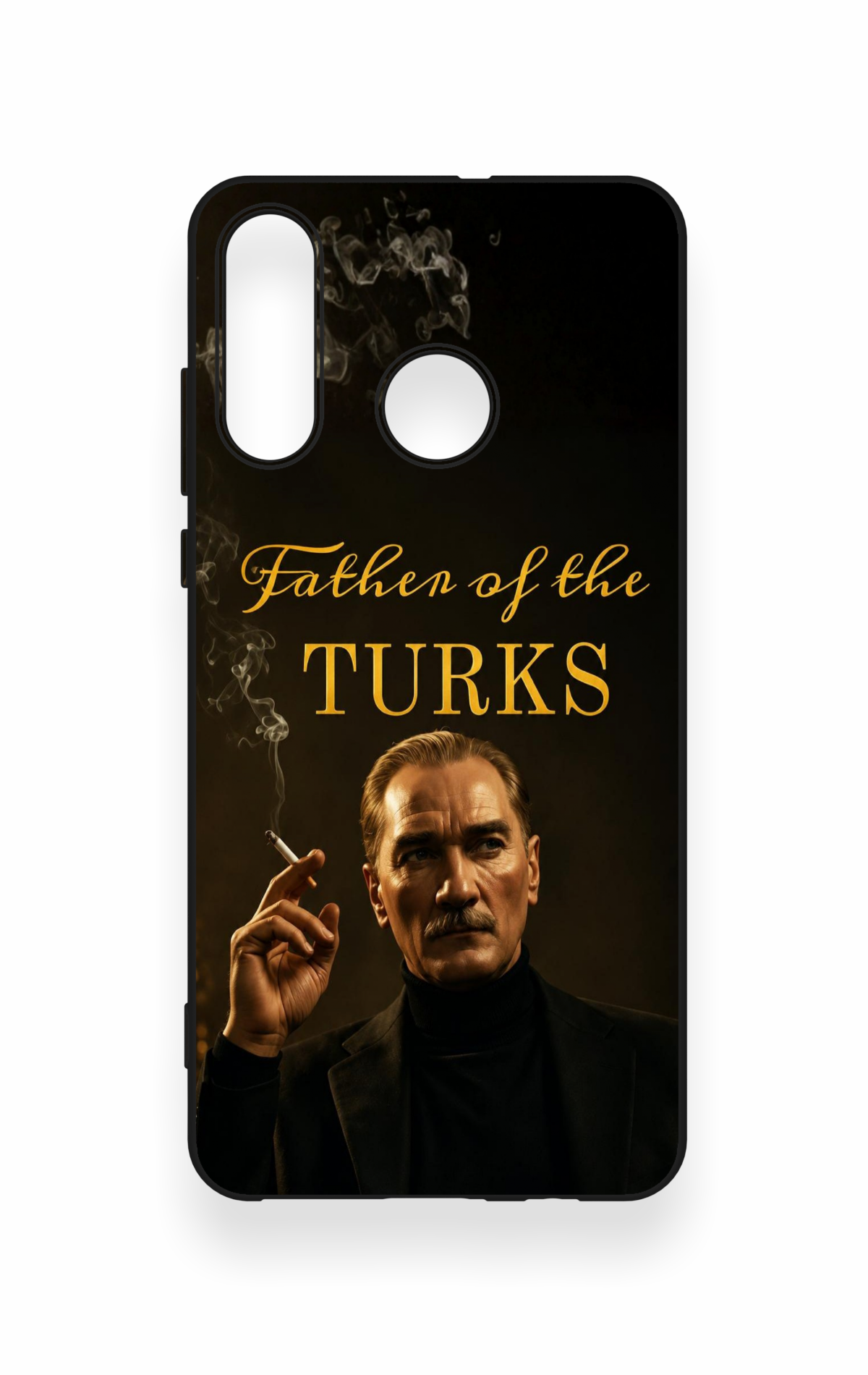 Huawei P30 Lite Uyumlu Father Of The Turks Desenli Silikon Kılıf